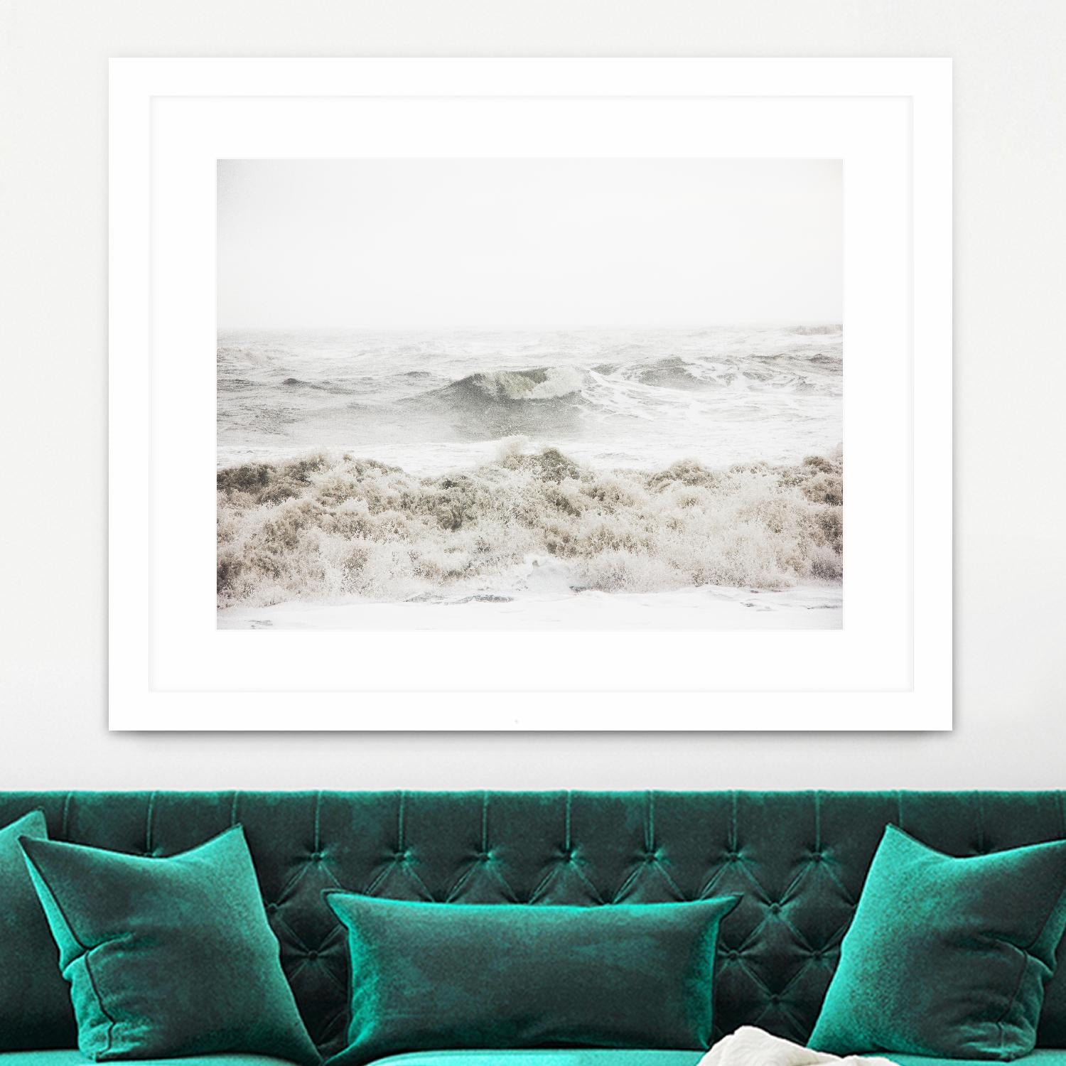 Breaking Waves by Design Fabrikken on GIANT ART - white coastal, landscapes, photography, ocean, waves