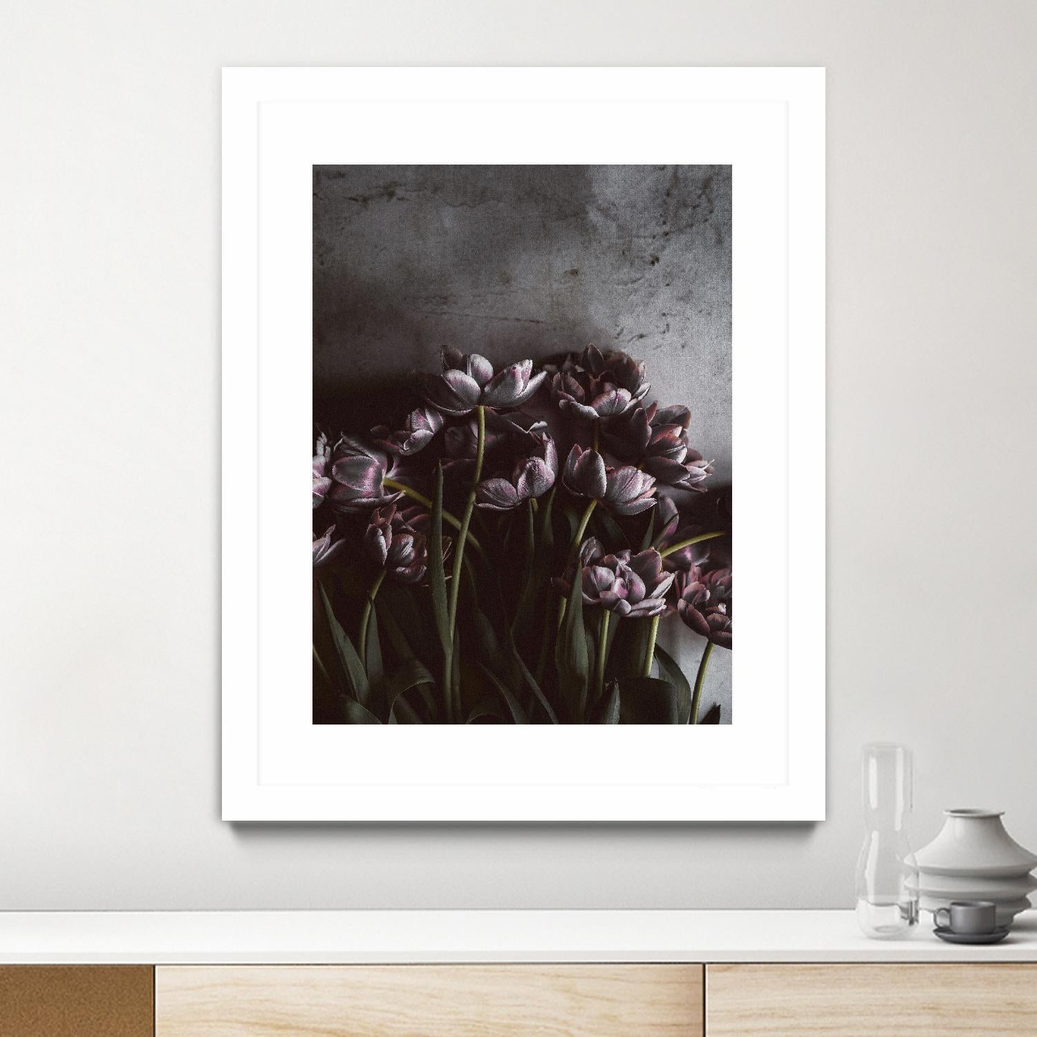 Dark Tulips by Design Fabrikken on GIANT ART - multi floral/still life, photography, flowers, tulips