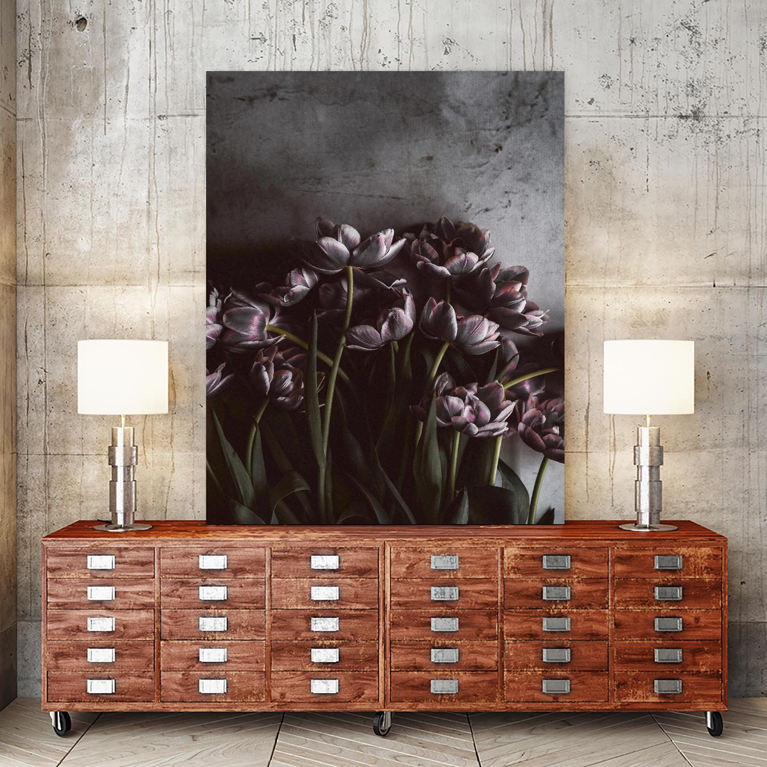 Dark Tulips by Design Fabrikken on GIANT ART - multi floral/still life, photography, flowers, tulips