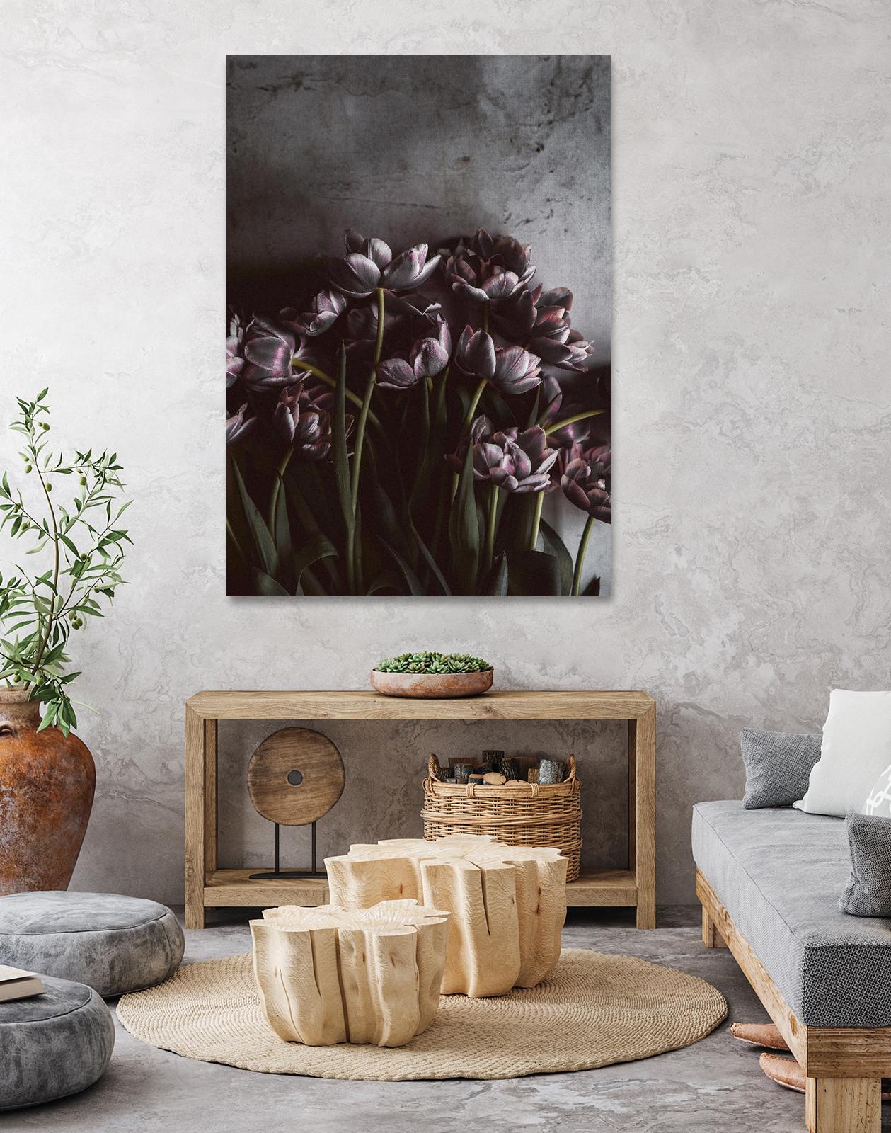 Dark Tulips by Design Fabrikken on GIANT ART - multi floral/still life, photography, flowers, tulips