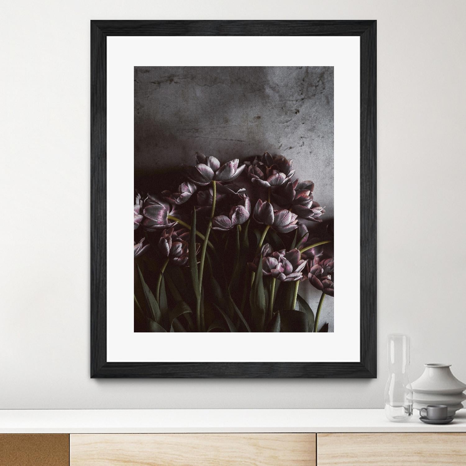 Dark Tulips by Design Fabrikken on GIANT ART - multi floral/still life, photography, flowers, tulips