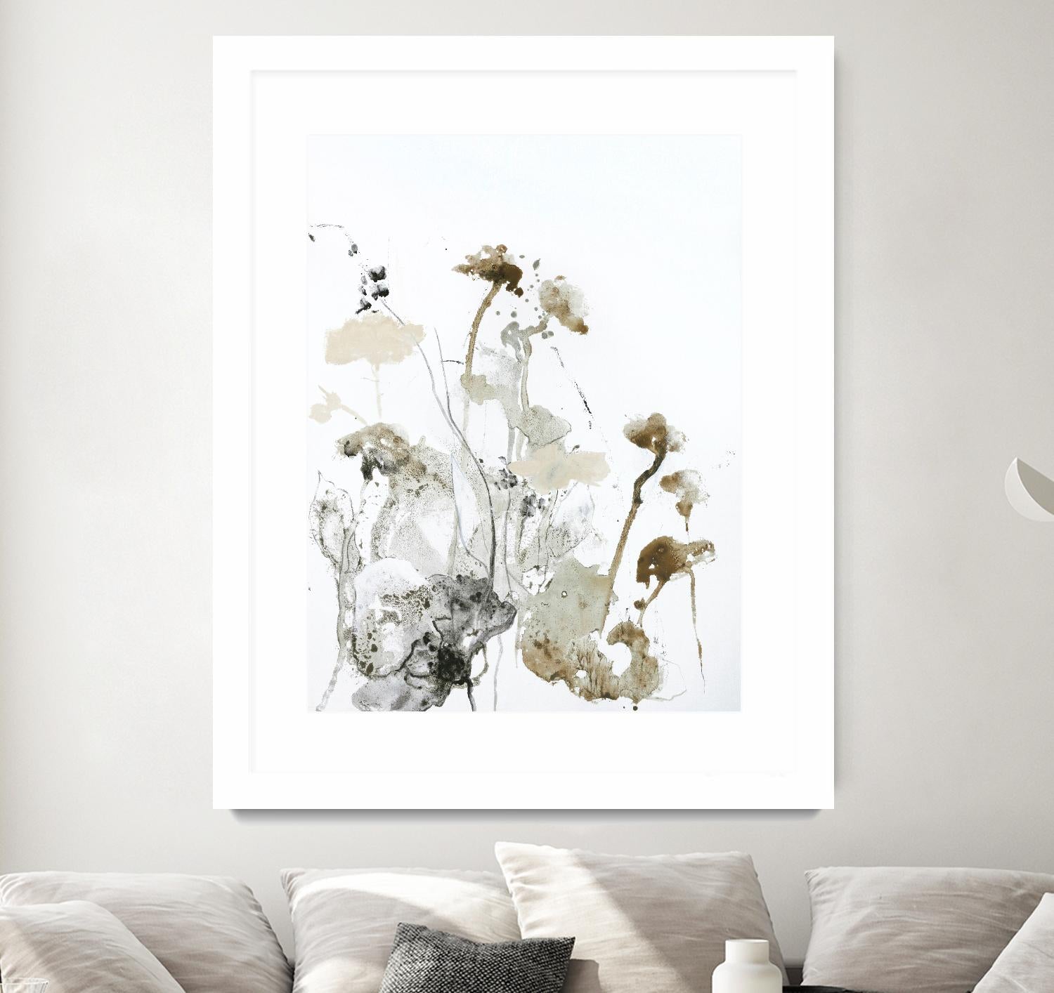These Days 1 by Design Fabrikken on GIANT ART - black,white contemporary, floral/still life, minimalist