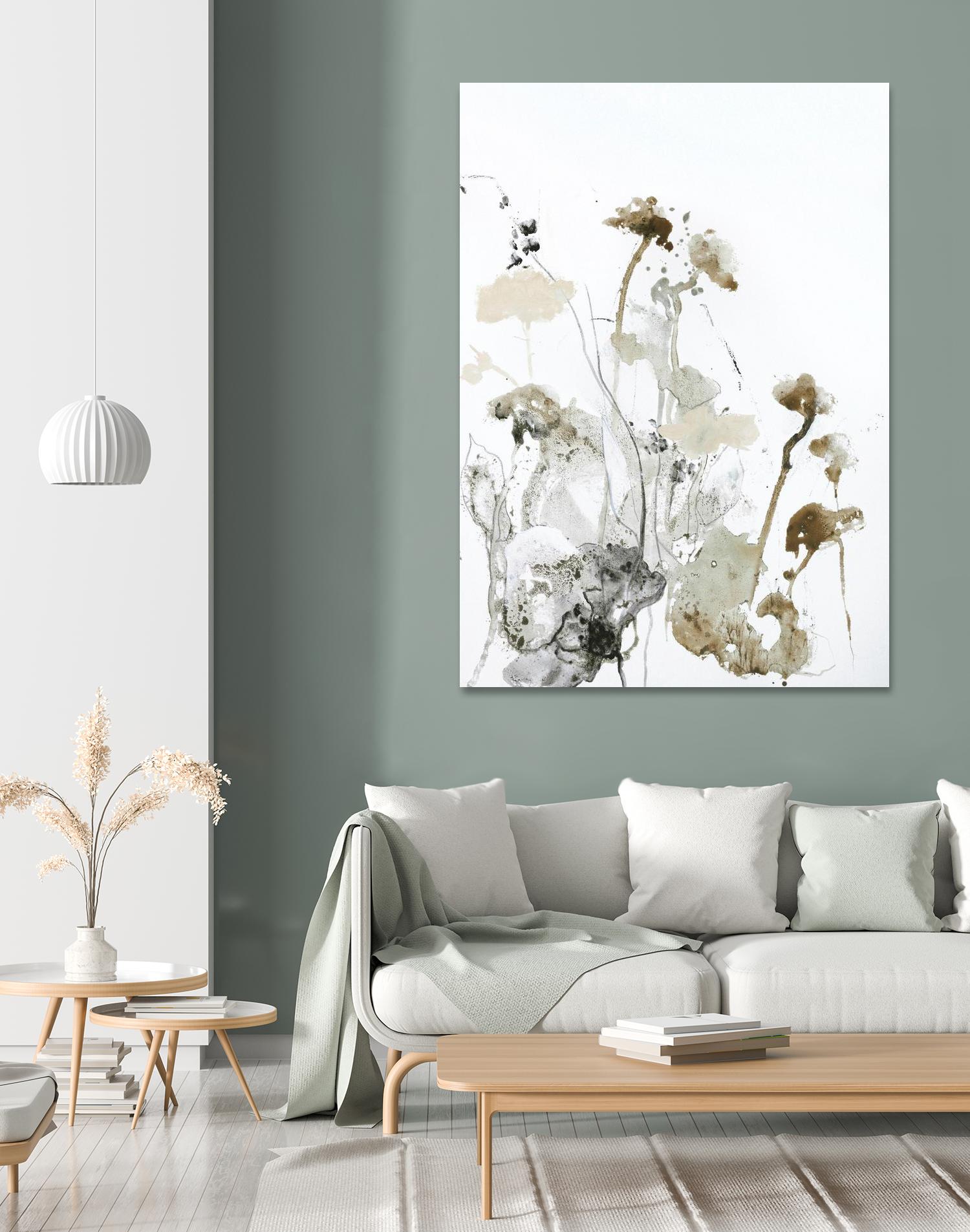 These Days 1 by Design Fabrikken on GIANT ART - black,white contemporary, floral/still life, minimalist