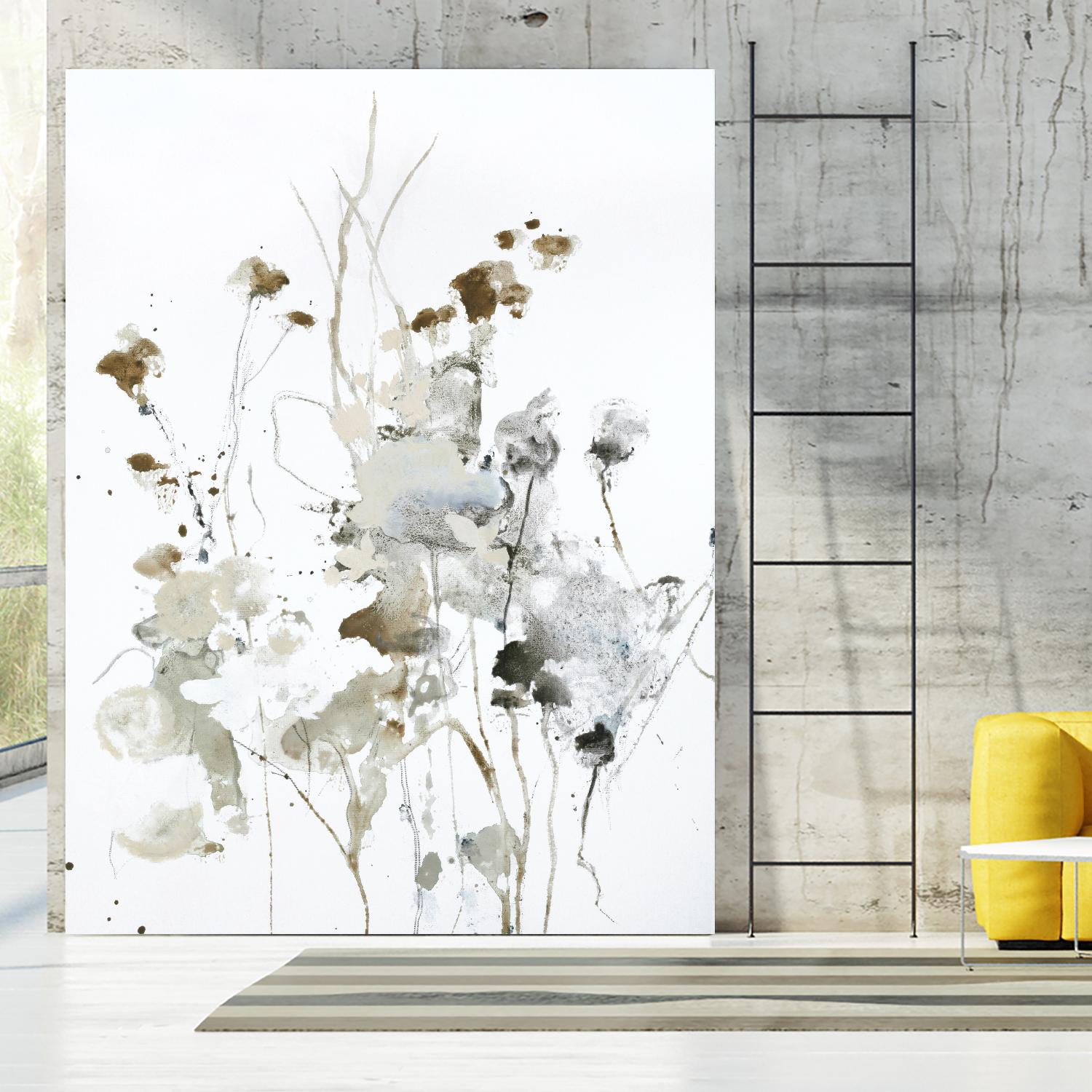 These Days 2 by Design Fabrikken on GIANT ART - black,white contemporary, floral/still life, minimalist
