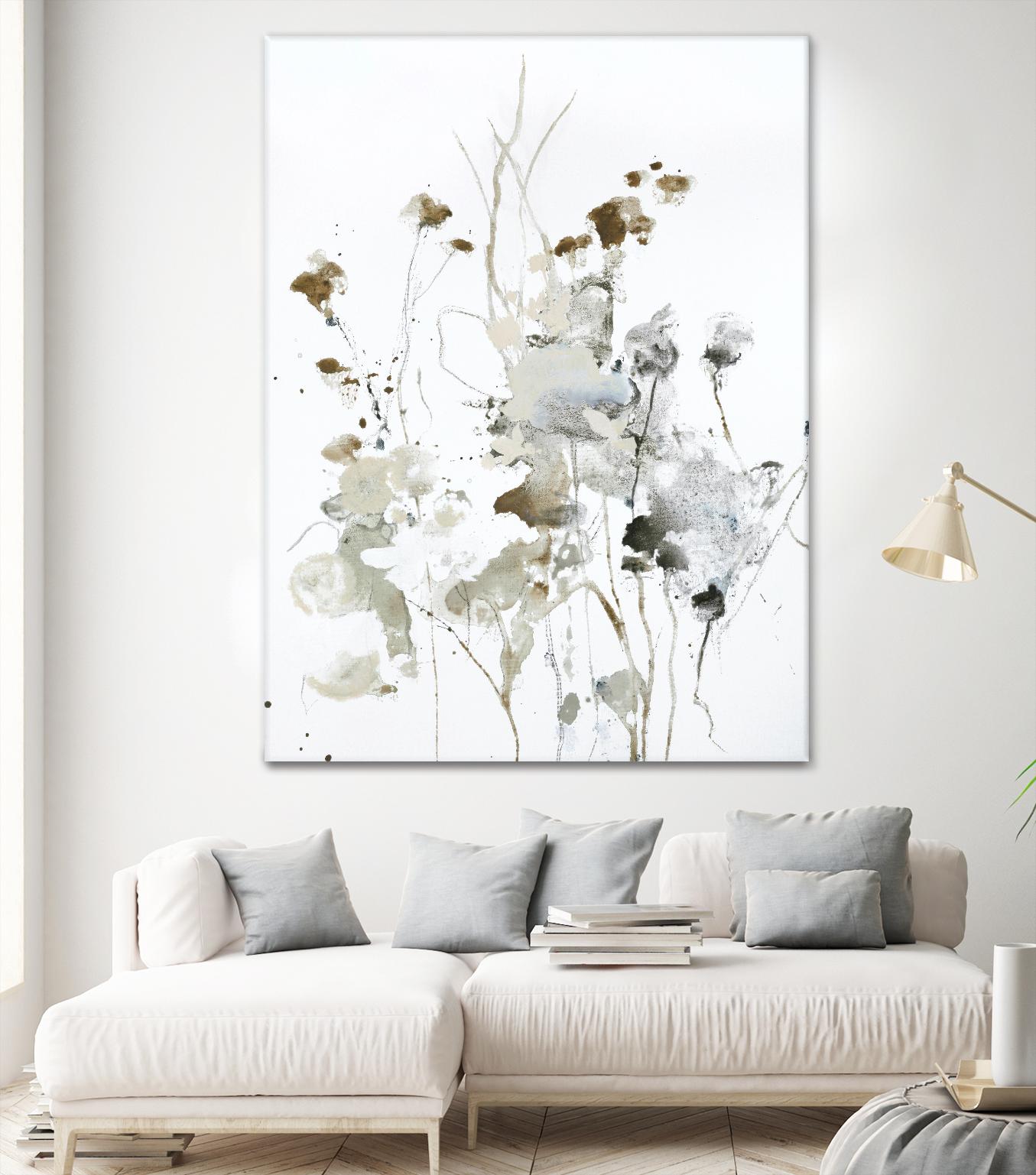 These Days 2 by Design Fabrikken on GIANT ART - black,white contemporary, floral/still life, minimalist