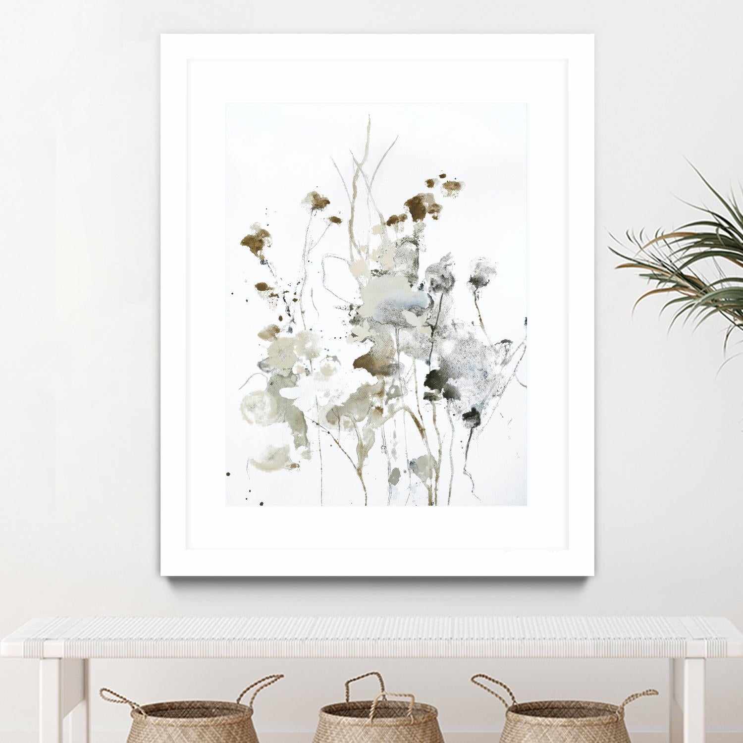 These Days 2 by Design Fabrikken on GIANT ART - black,white contemporary, floral/still life, minimalist