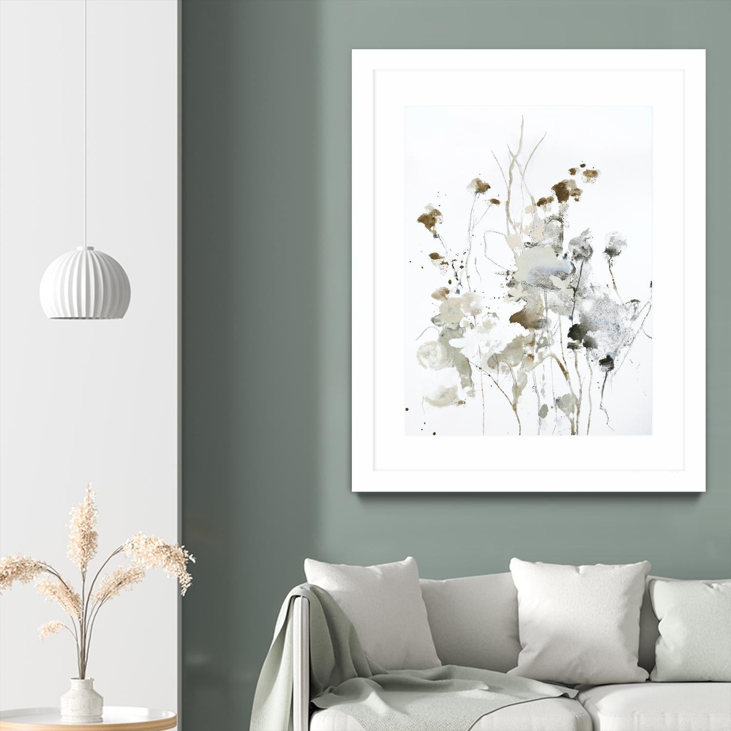 These Days 2 by Design Fabrikken on GIANT ART - black,white contemporary, floral/still life, minimalist