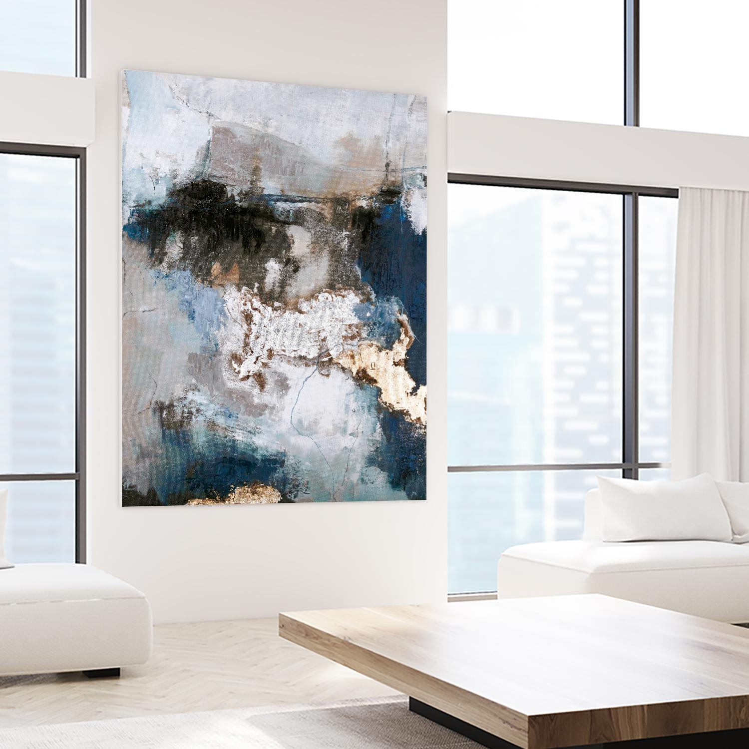 Waterfall by Design Fabrikken on GIANT ART - multi abstracts