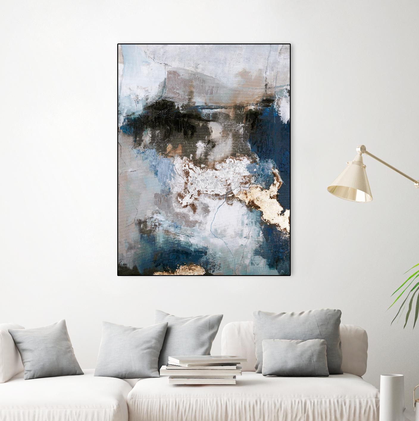 Waterfall by Design Fabrikken on GIANT ART - multi abstracts