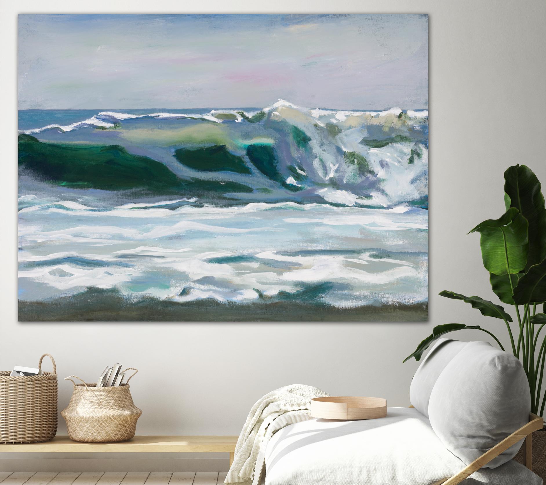 Shore Break 2 by Stephen Newstedt on GIANT ART - blue sea scene