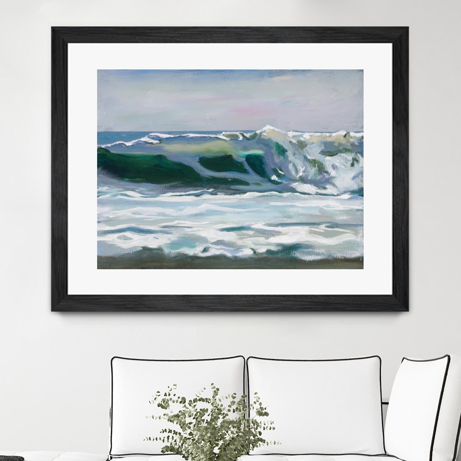 Shore Break 2 by Stephen Newstedt on GIANT ART - blue sea scene