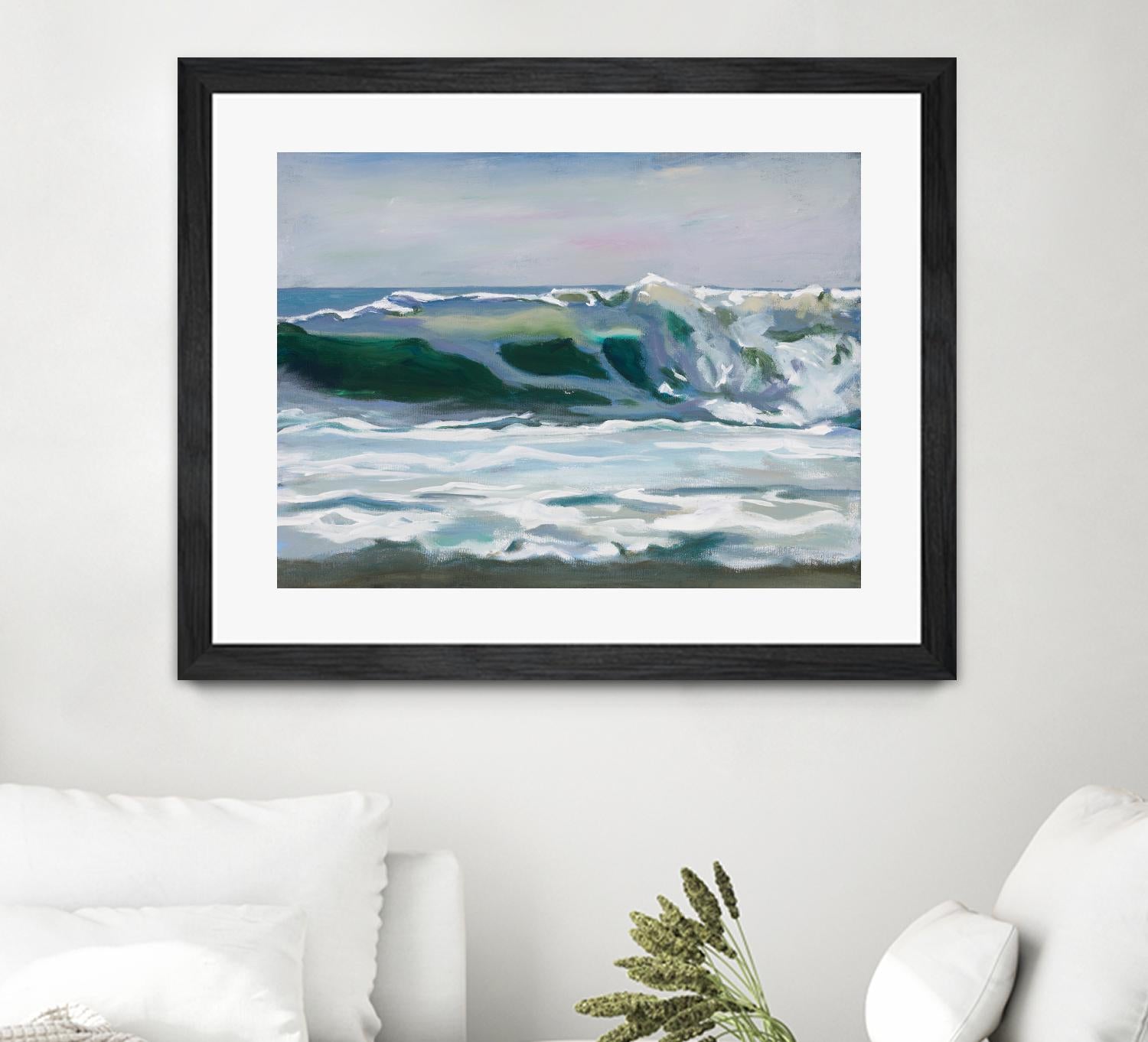 Shore Break 2 by Stephen Newstedt on GIANT ART - blue sea scene