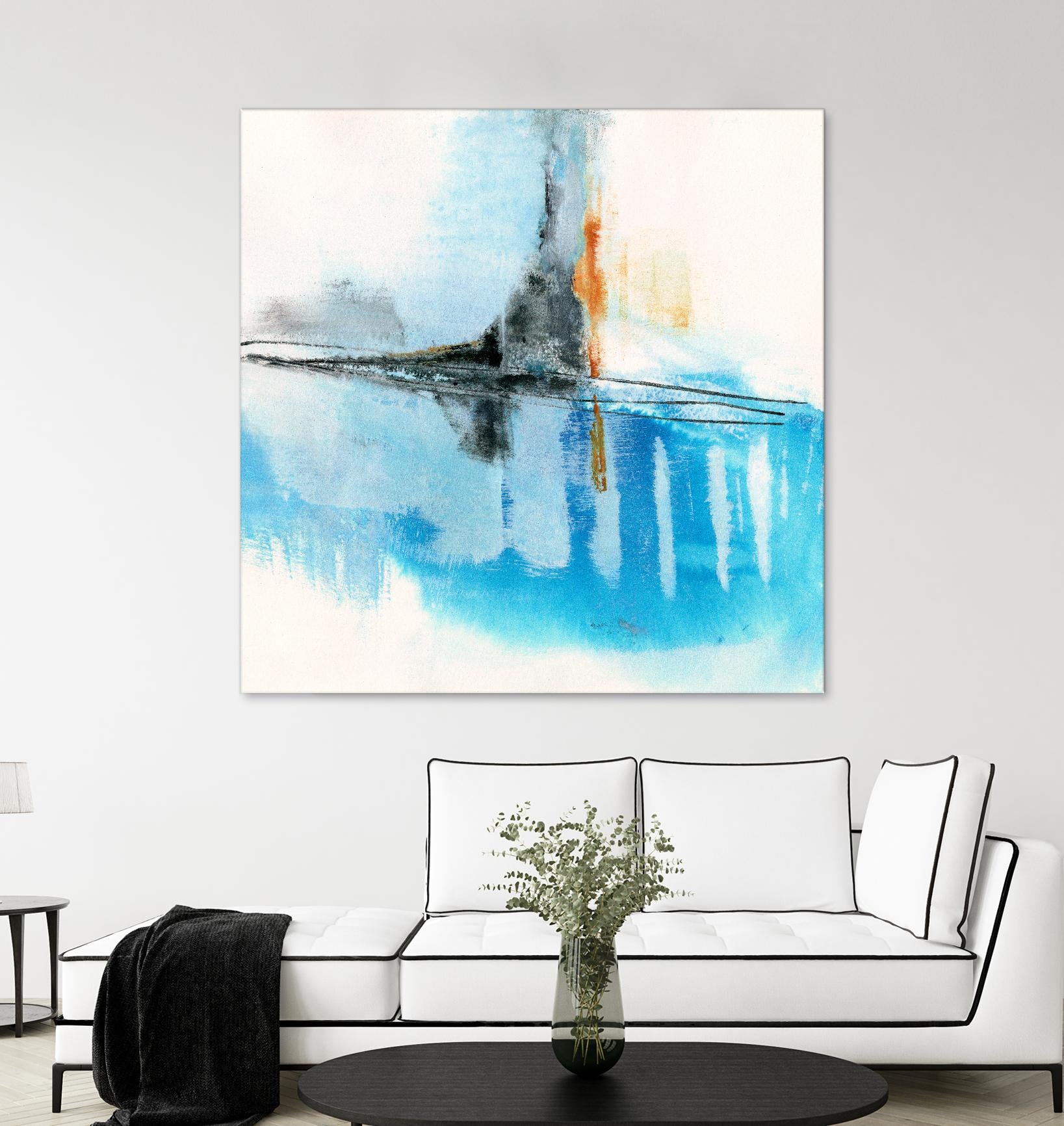 Never Grow Up 2 by Michelle Oppenheimer on GIANT ART - grey abstract