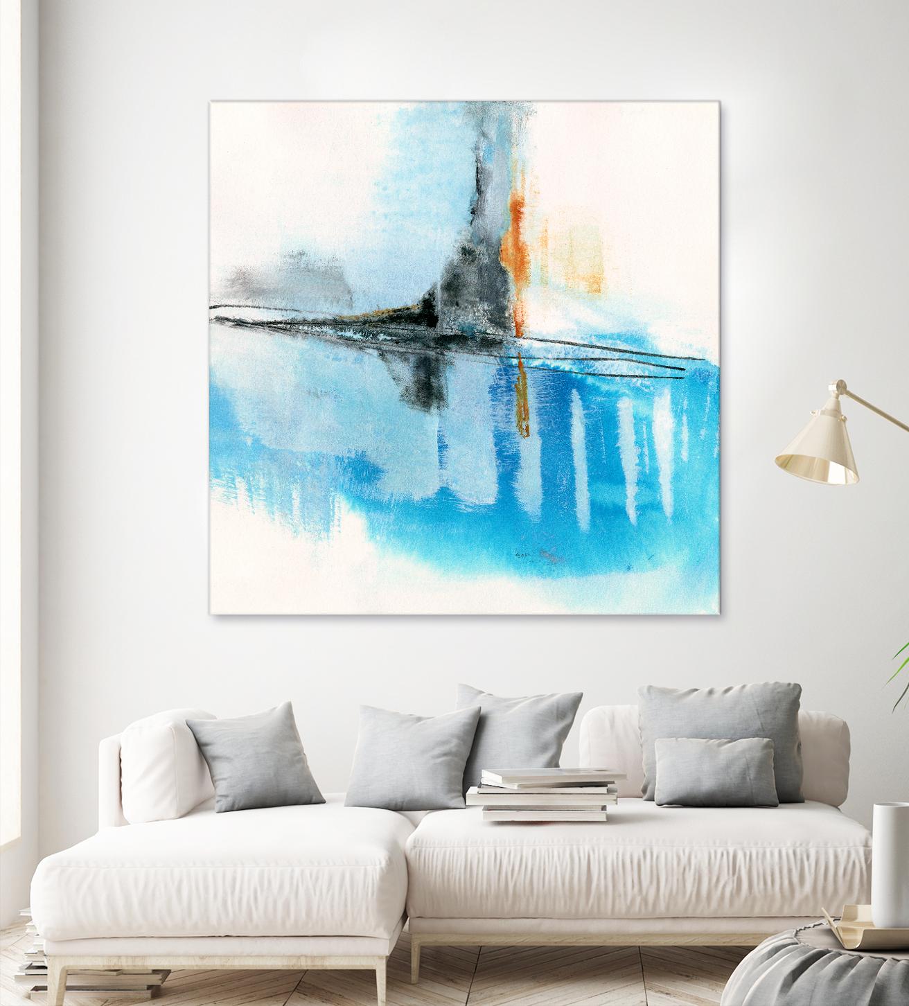 Never Grow Up 2 by Michelle Oppenheimer on GIANT ART - grey abstract