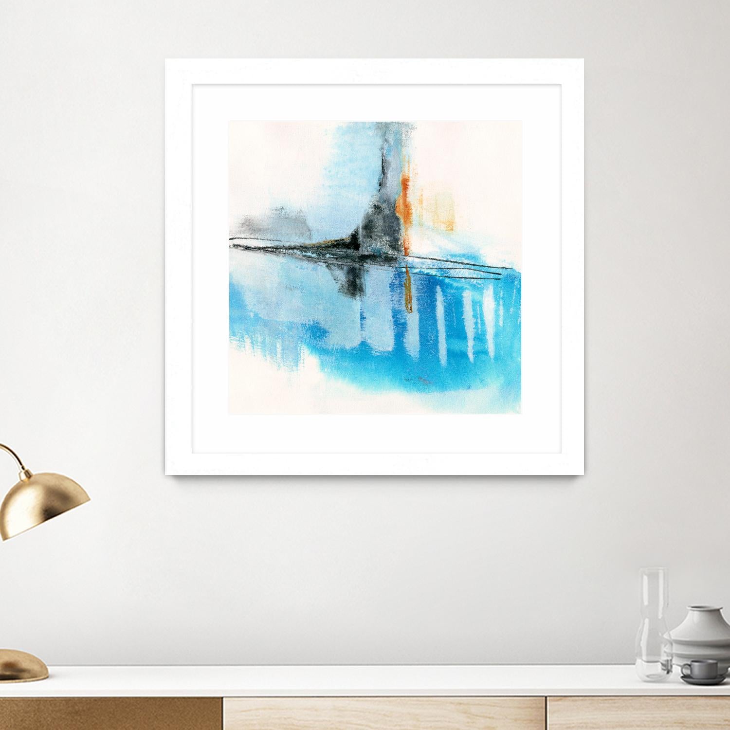 Never Grow Up 2 by Michelle Oppenheimer on GIANT ART - grey abstract