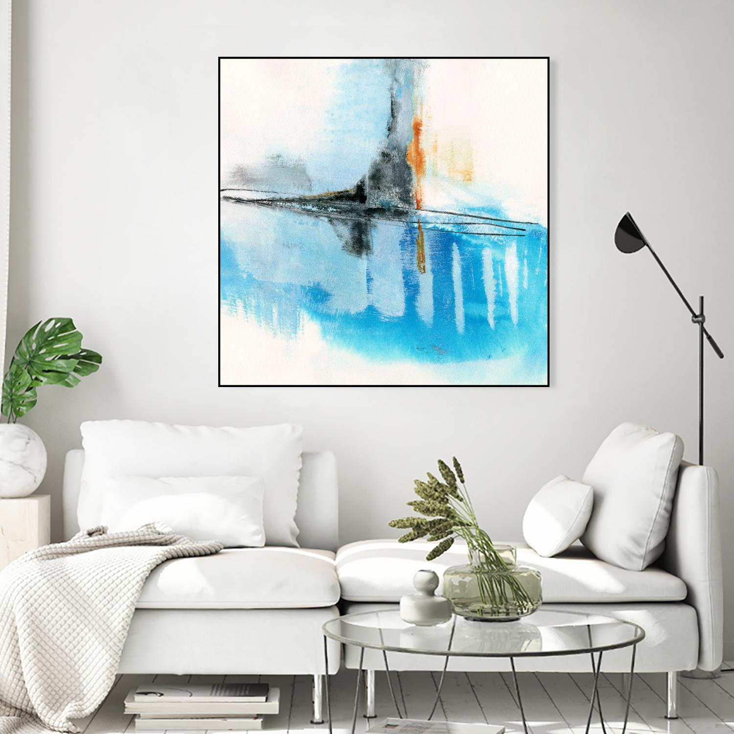 Never Grow Up 2 by Michelle Oppenheimer on GIANT ART - grey abstract