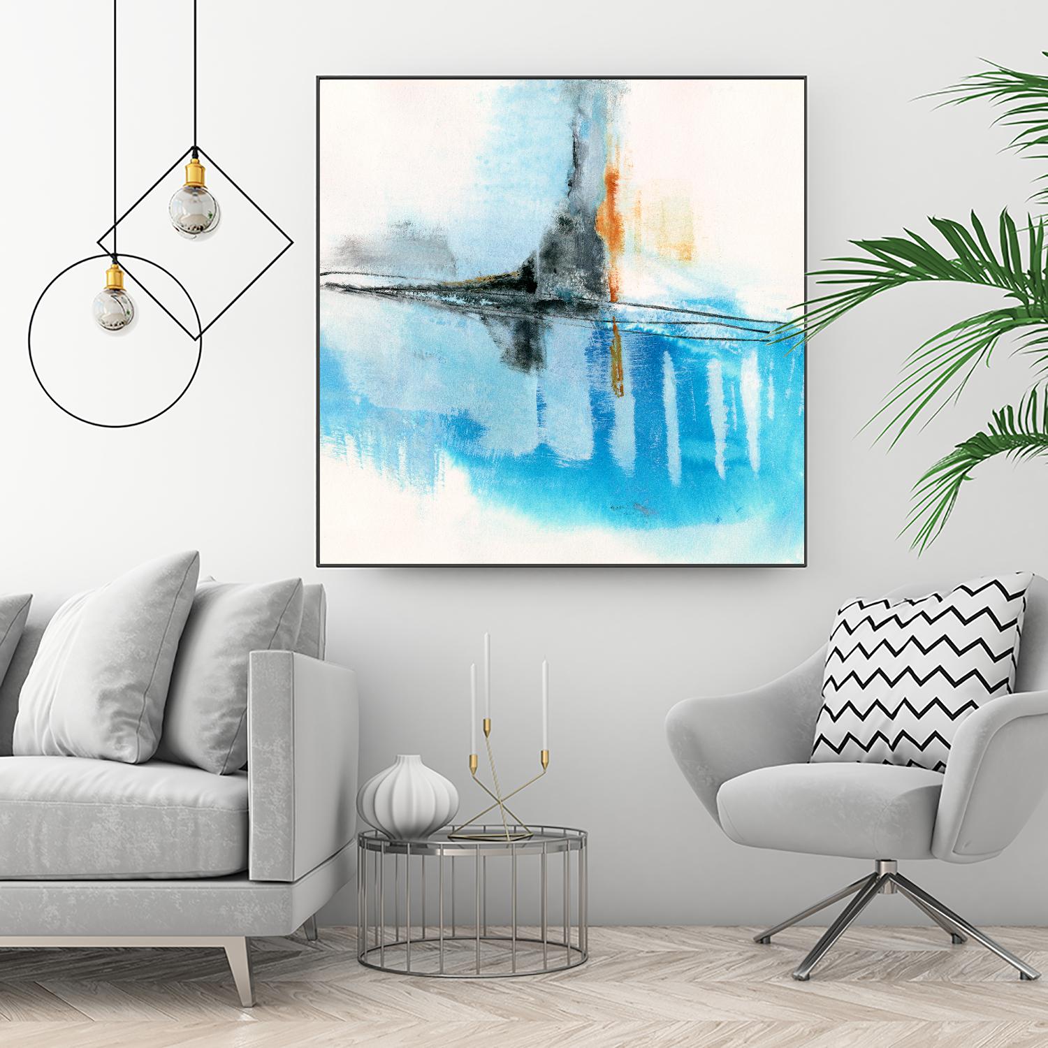 Never Grow Up 2 by Michelle Oppenheimer on GIANT ART - grey abstract