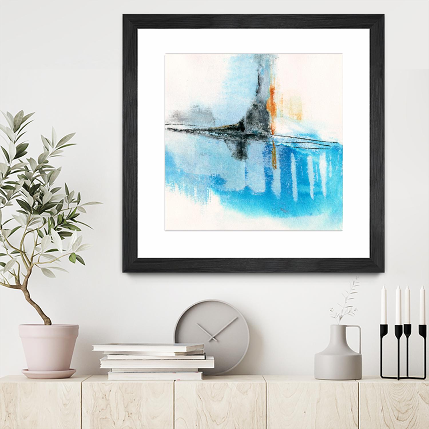 Never Grow Up 2 by Michelle Oppenheimer on GIANT ART - grey abstract