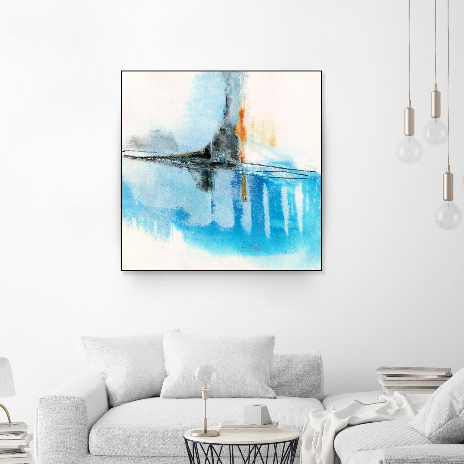 Never Grow Up 2 by Michelle Oppenheimer on GIANT ART - grey abstract