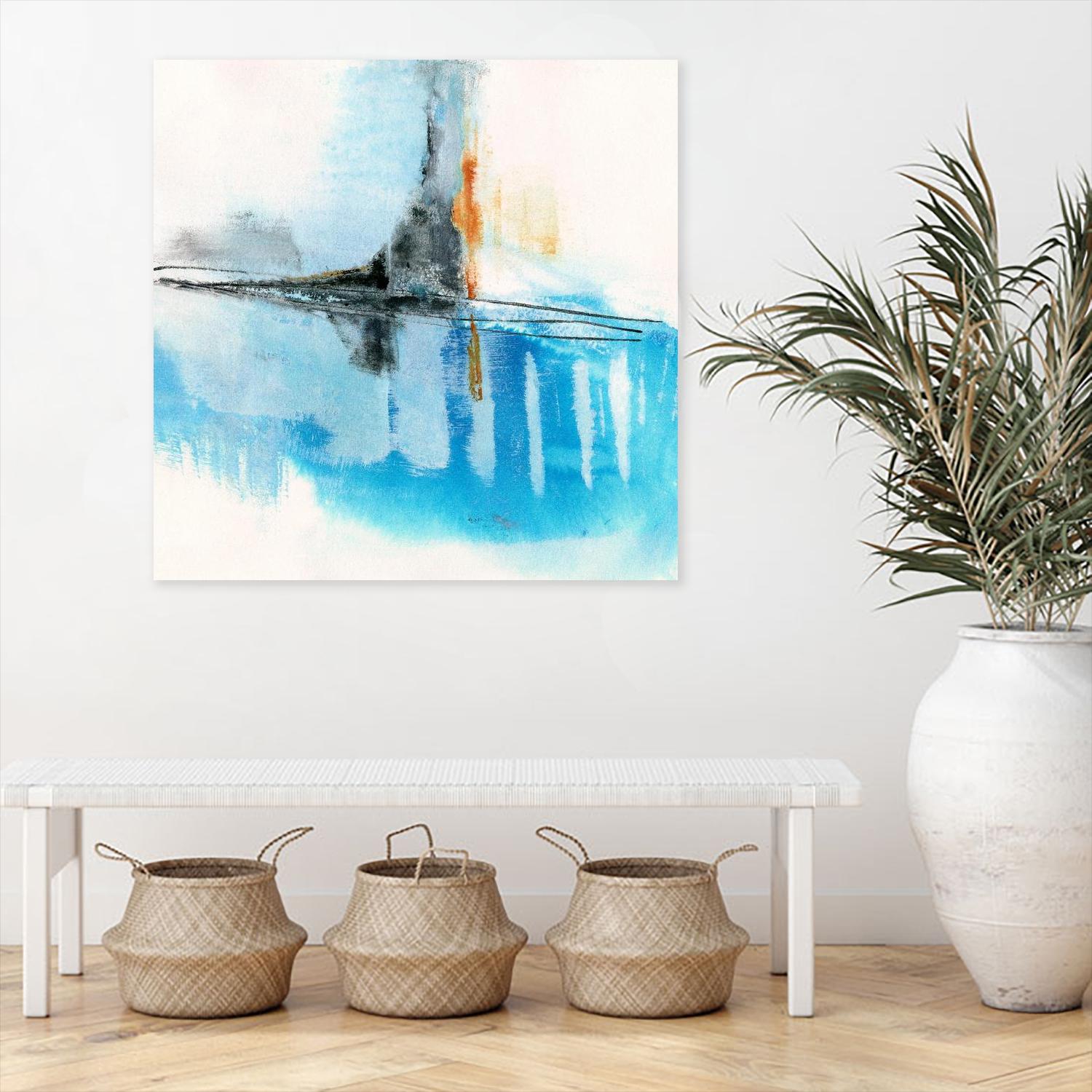 Never Grow Up 2 by Michelle Oppenheimer on GIANT ART - grey abstract