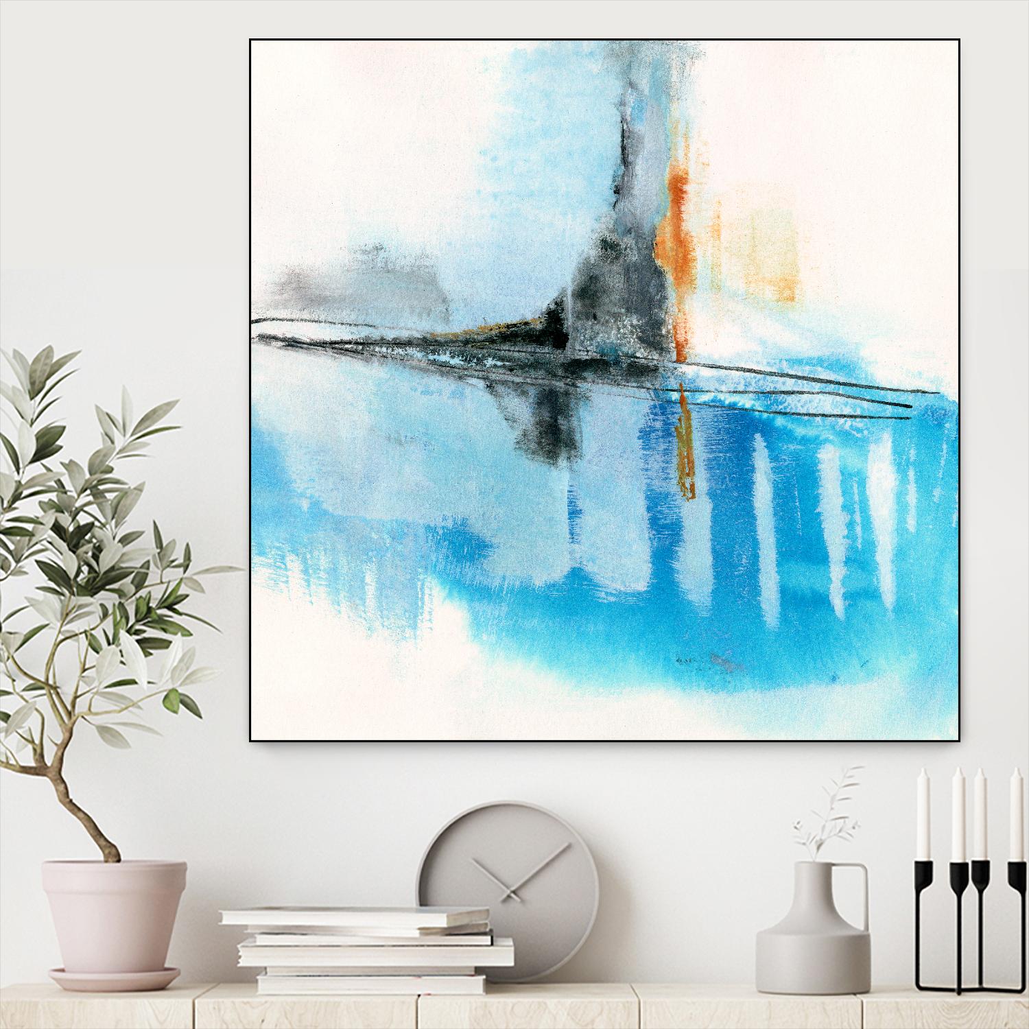 Never Grow Up 2 by Michelle Oppenheimer on GIANT ART - grey abstract