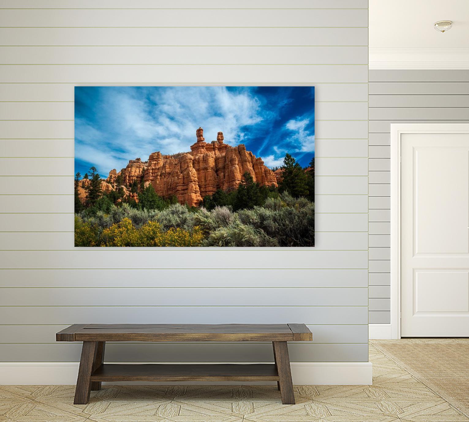 Red Canyon by Tim Oldford on GIANT ART - multicolor photography; landscapes