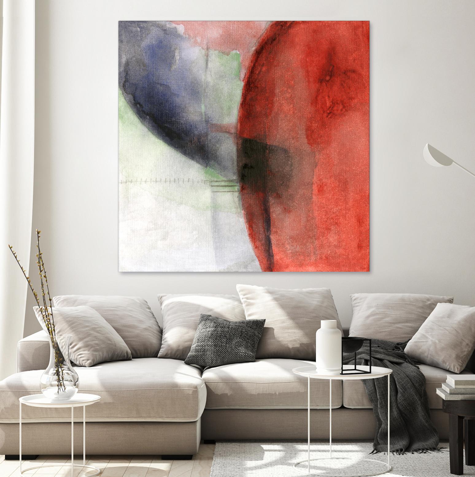 The Distant Fire by Michelle Oppenheimer on GIANT ART - multicolor abstracts; contemporary