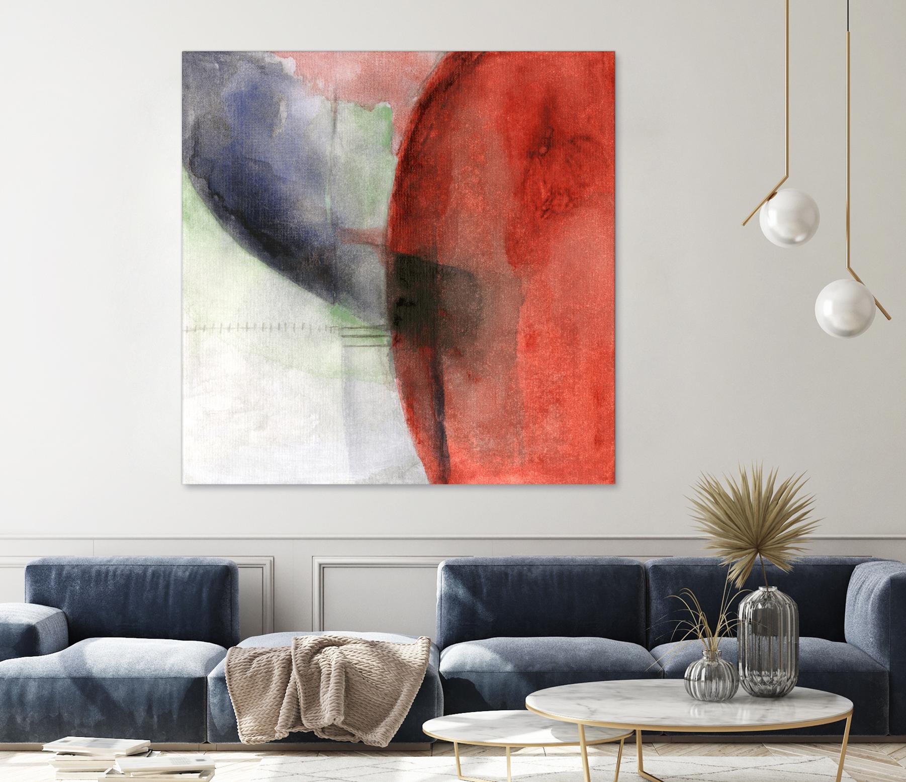 The Distant Fire by Michelle Oppenheimer on GIANT ART - multicolor abstracts; contemporary