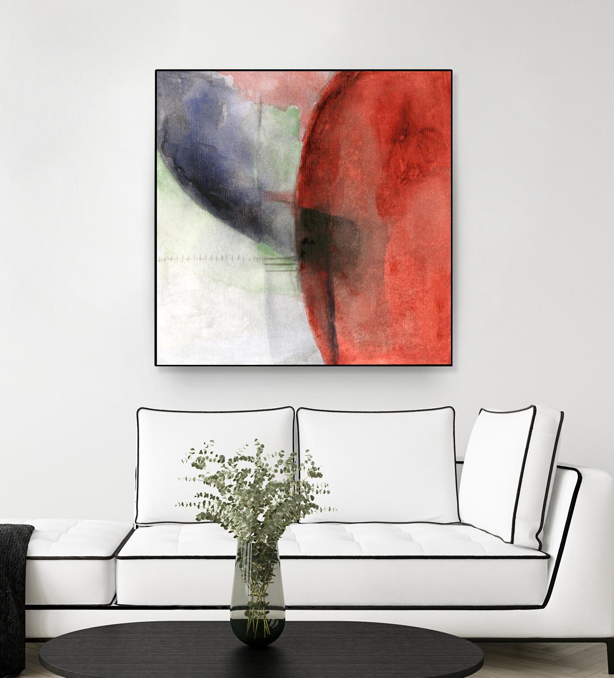 The Distant Fire by Michelle Oppenheimer on GIANT ART - multicolor abstracts; contemporary