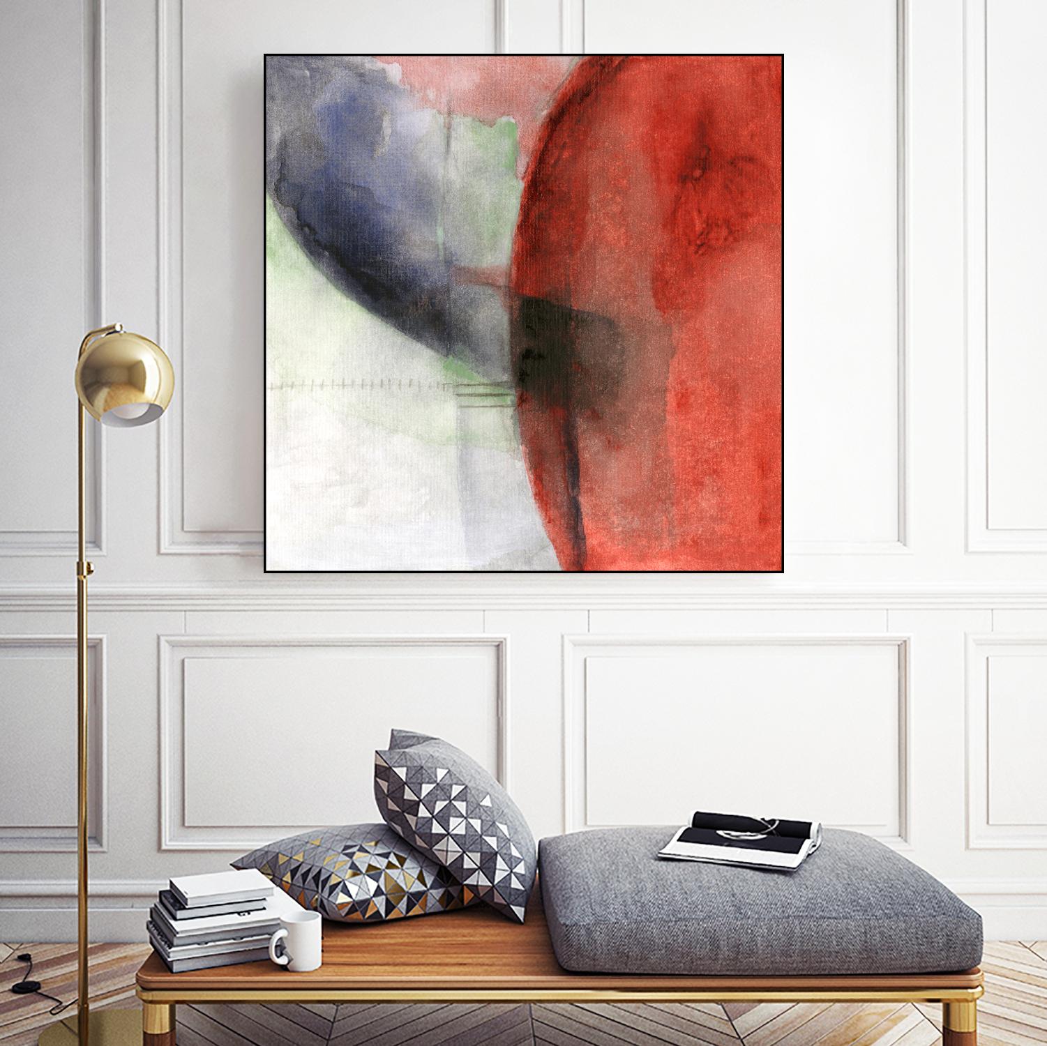 The Distant Fire by Michelle Oppenheimer on GIANT ART - multicolor abstracts; contemporary