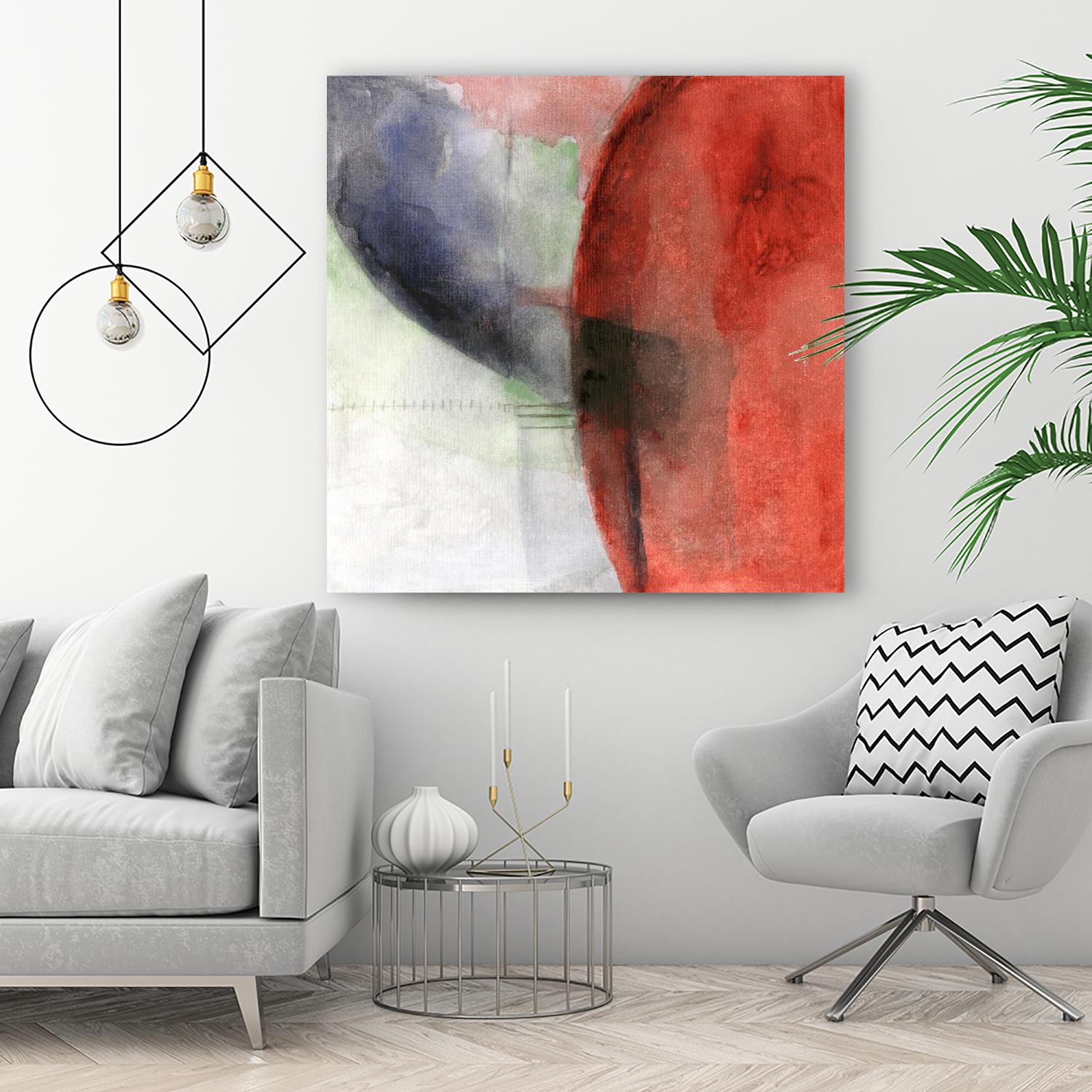 The Distant Fire by Michelle Oppenheimer on GIANT ART - multicolor abstracts; contemporary