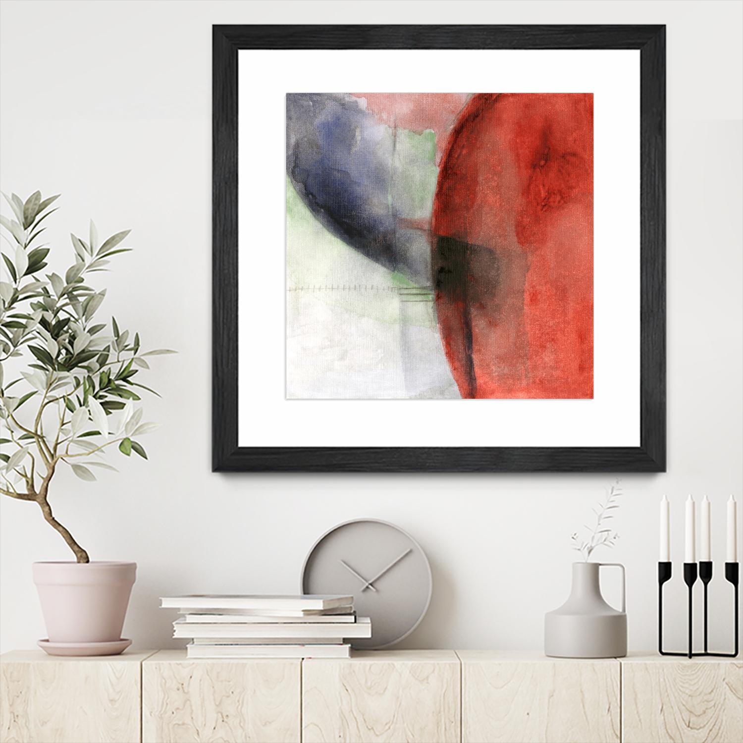 The Distant Fire by Michelle Oppenheimer on GIANT ART - multicolor abstracts; contemporary