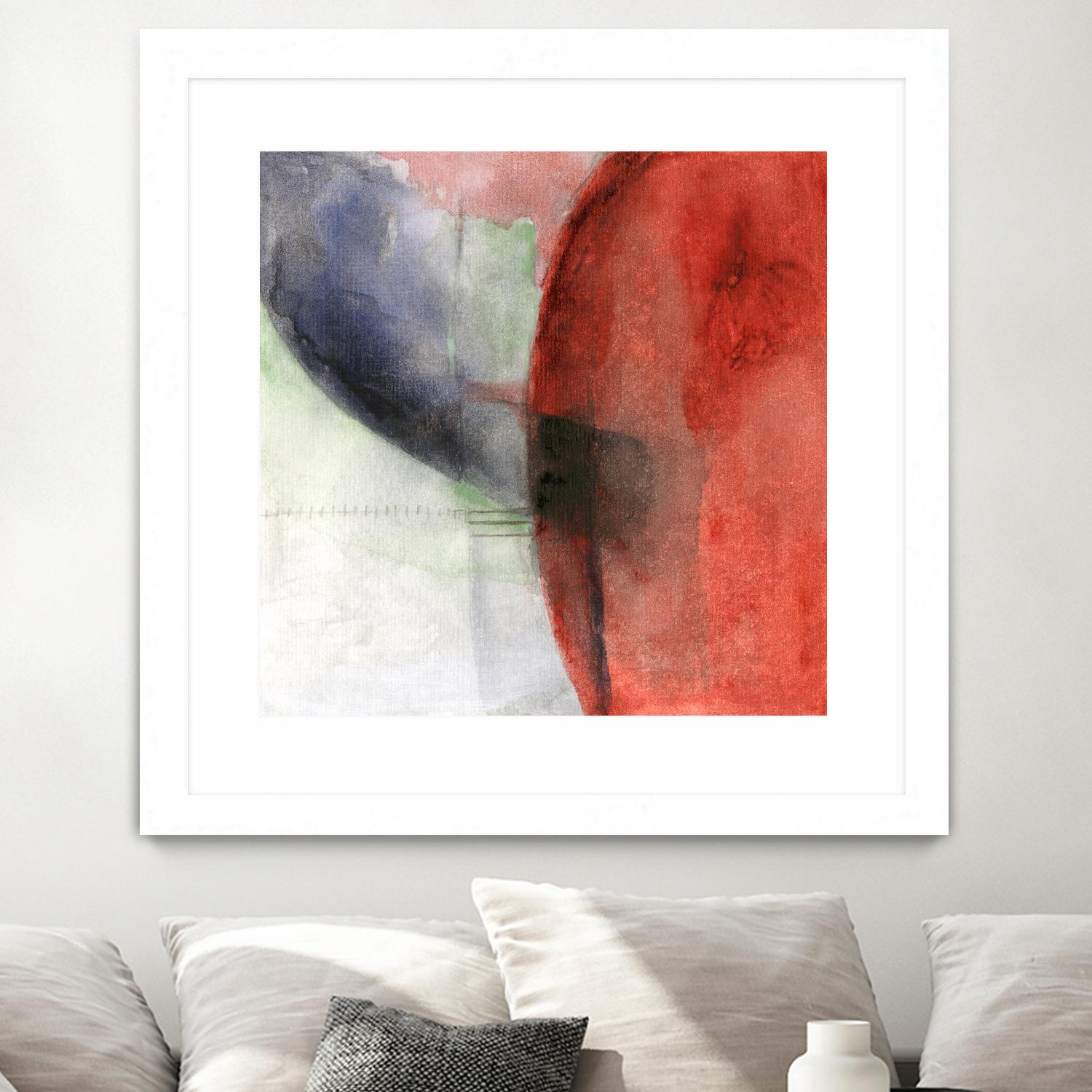 The Distant Fire by Michelle Oppenheimer on GIANT ART - multicolor abstracts; contemporary