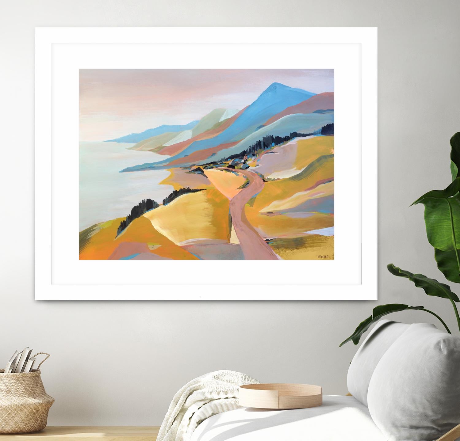 Monterey to The Sea by Pete Oswald on GIANT ART - multicolor landscapes; coastal