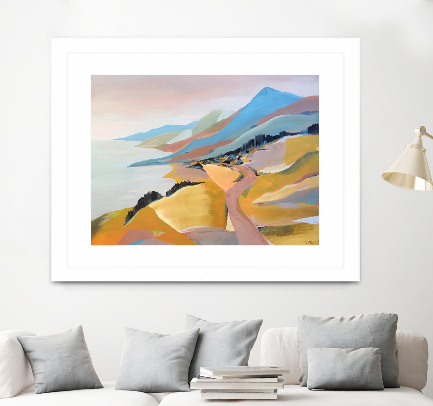 Monterey to The Sea by Pete Oswald on GIANT ART - multicolor landscapes; coastal