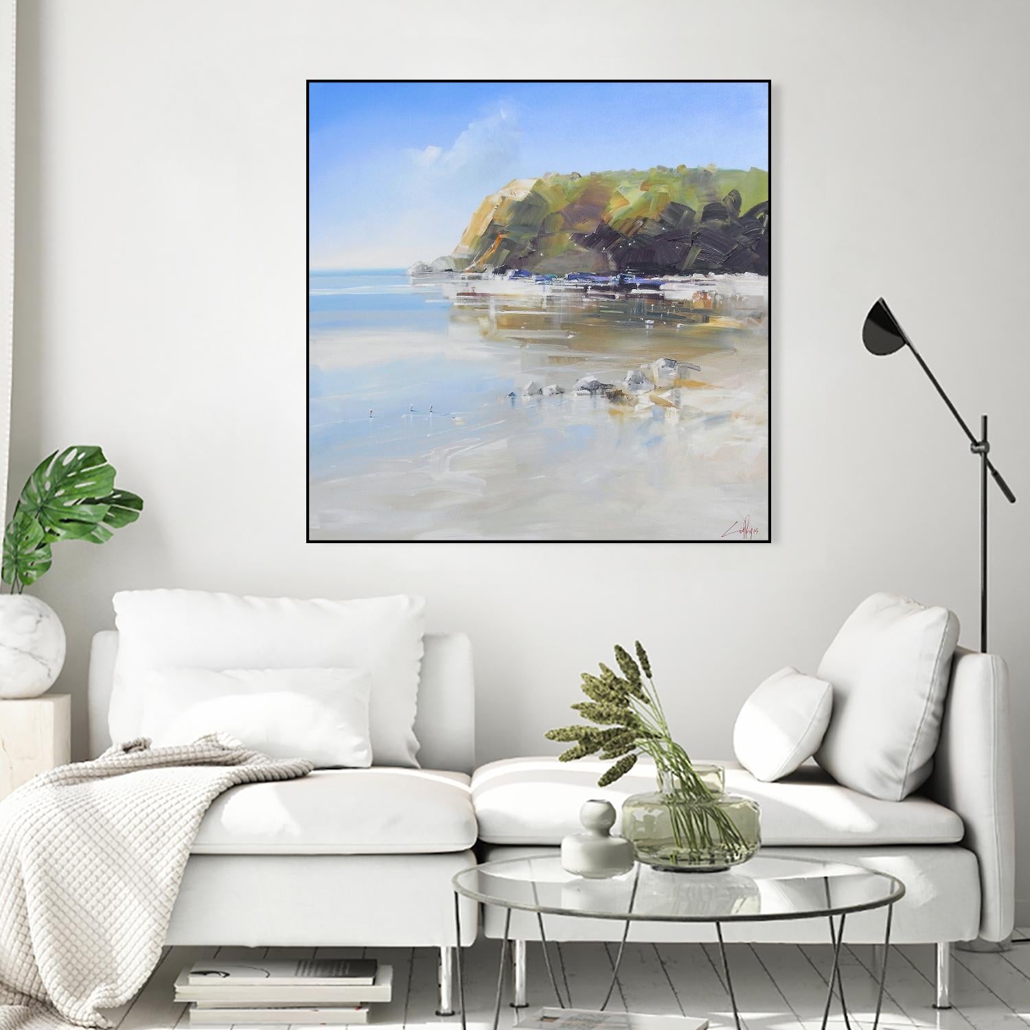 Coast Line by Craig Trewin Penny on GIANT ART - multi coastal, contemporary, landscapes, beaches, ocean