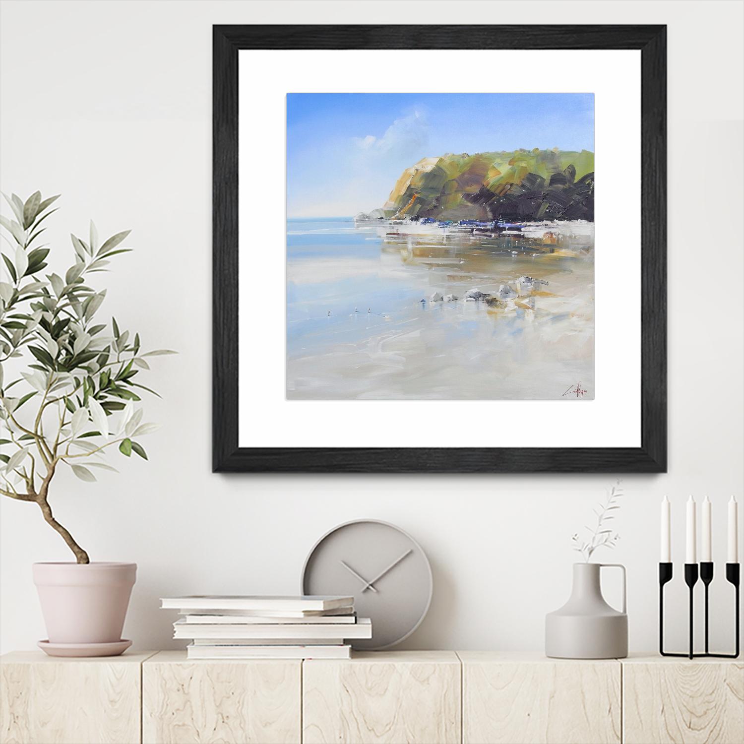 Coast Line by Craig Trewin Penny on GIANT ART - multi coastal, contemporary, landscapes, beaches, ocean