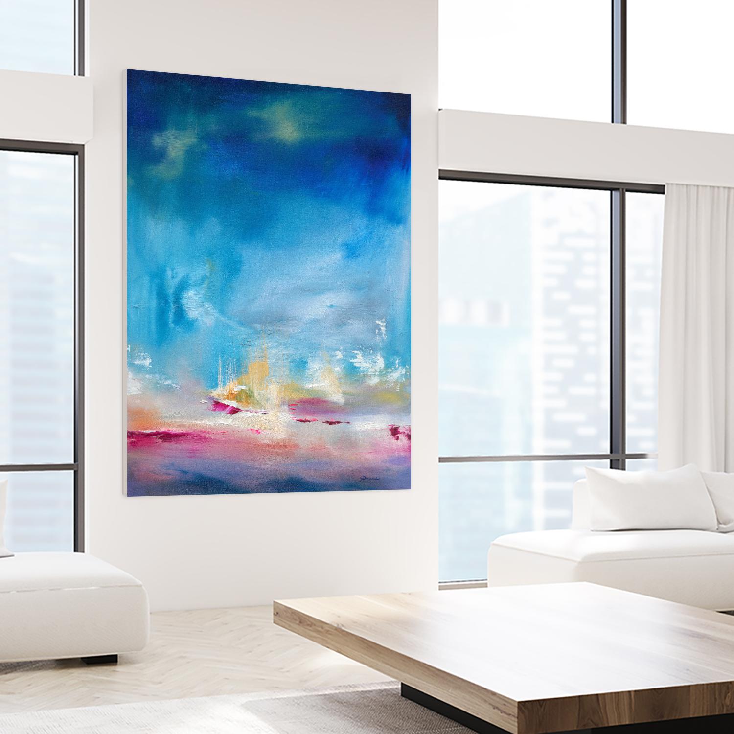 Scene Unseen by Sarah Parsons on GIANT ART - multicolor abstracts; contemporary