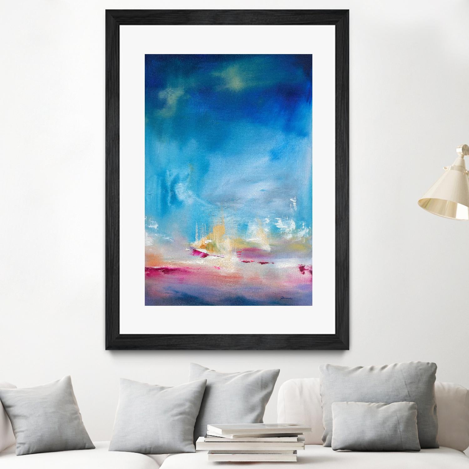 Scene Unseen by Sarah Parsons on GIANT ART - multicolor abstracts; contemporary