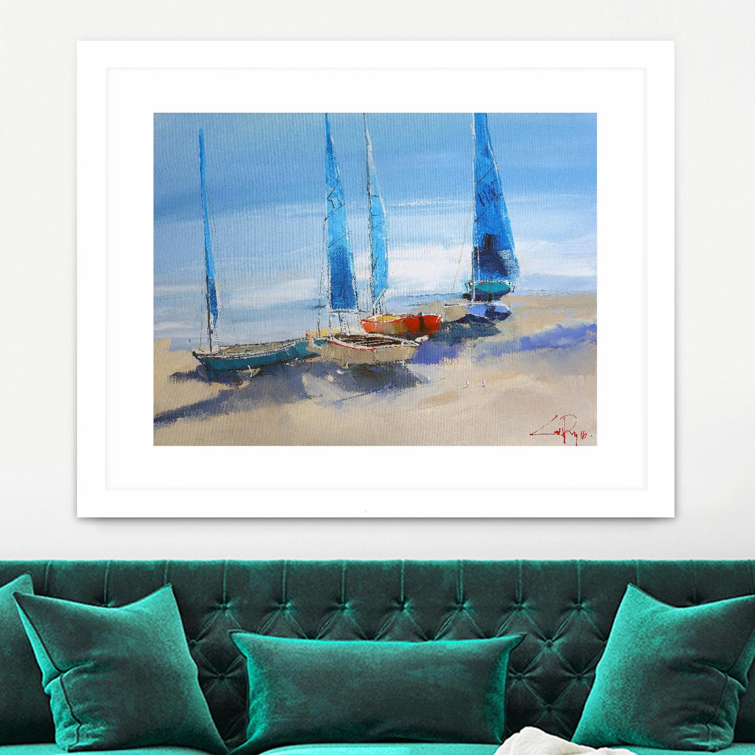 Before The Sail by Craig Trewin Penny on GIANT ART - multicolor coastal; landscapes