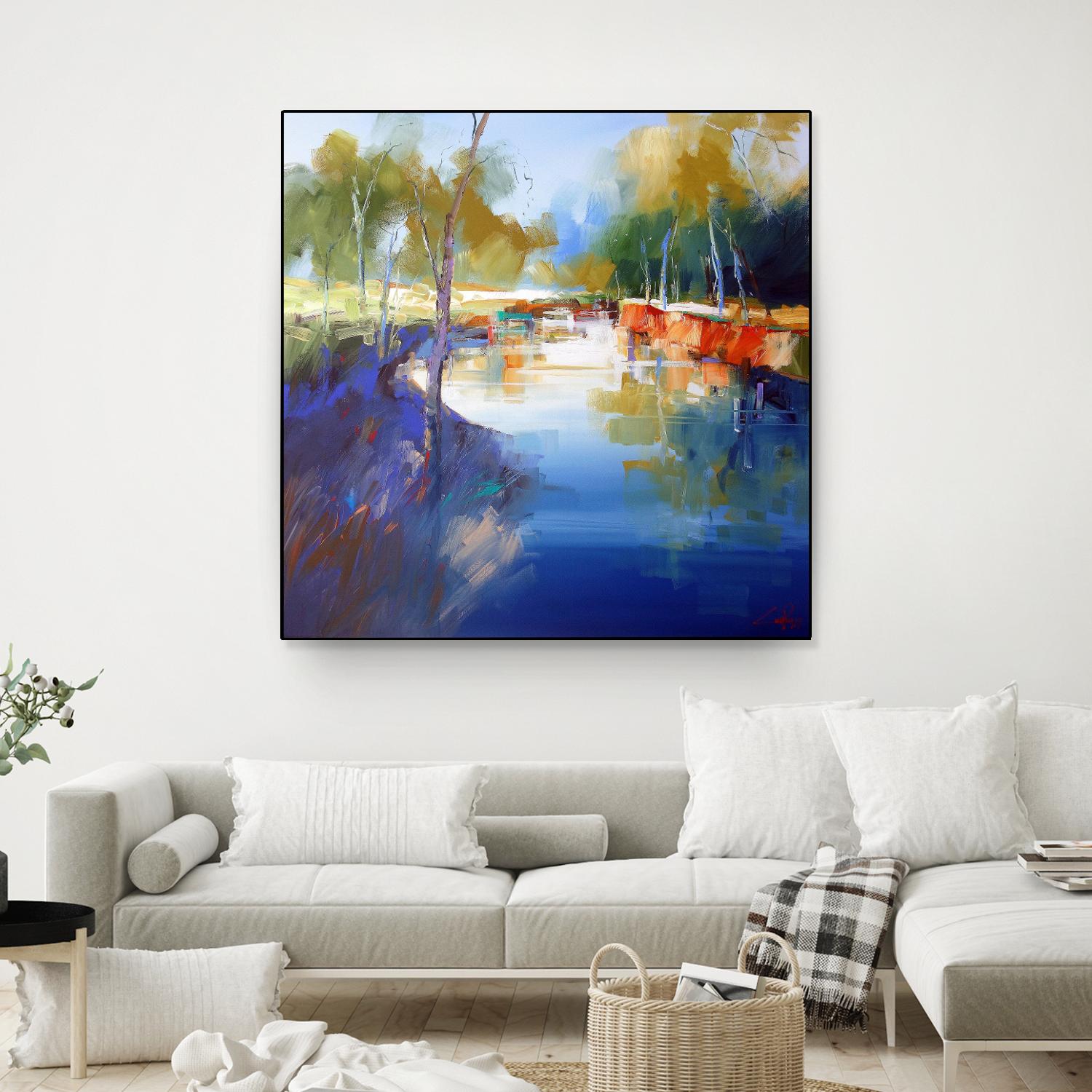 Morning at Cobram by Craig Trewin Penny on GIANT ART - multicolor landscapes