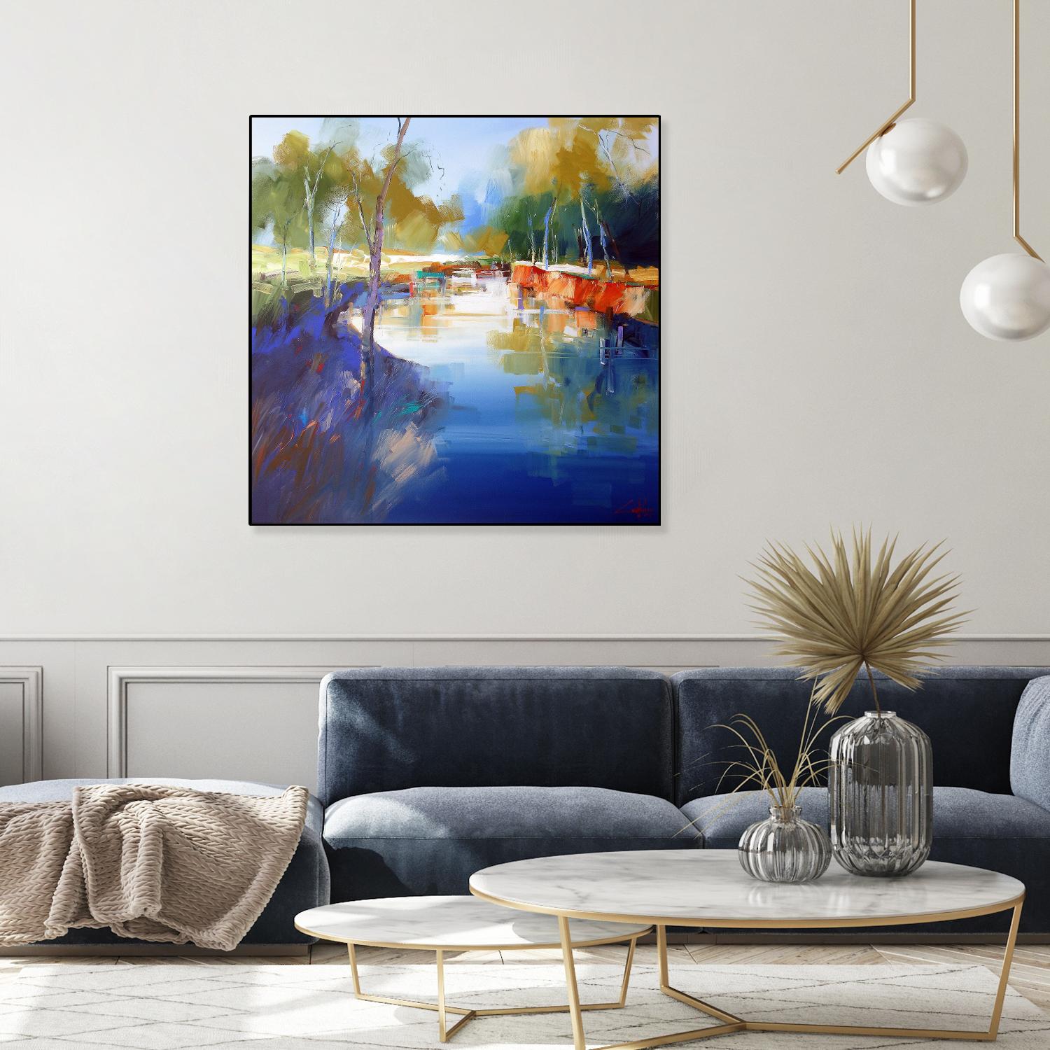 Morning at Cobram by Craig Trewin Penny on GIANT ART - multicolor landscapes