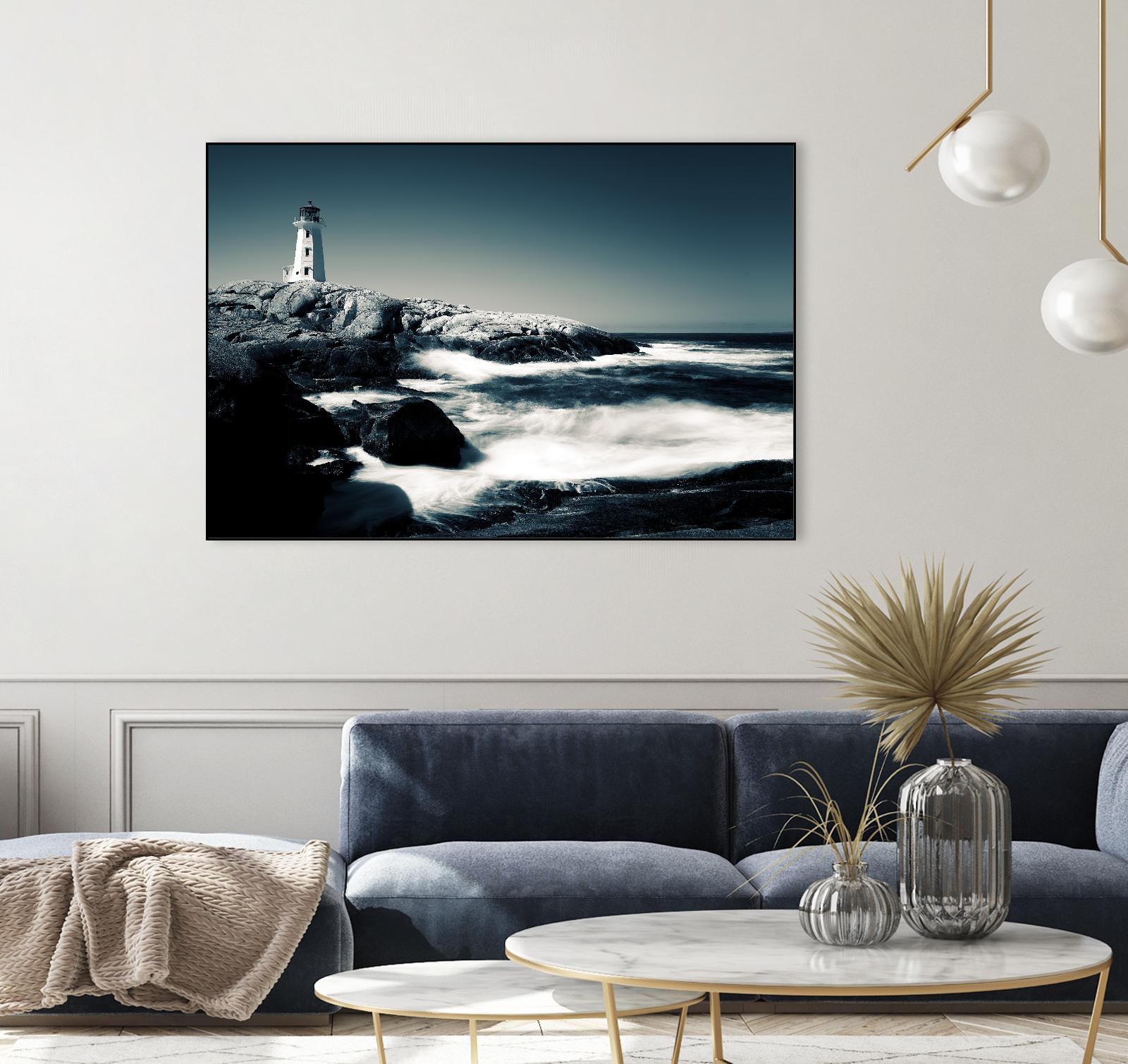 Lighthouse, Peggy’s Cove by David W. Pollard on GIANT ART - multicolor photography; coastal; landscapes