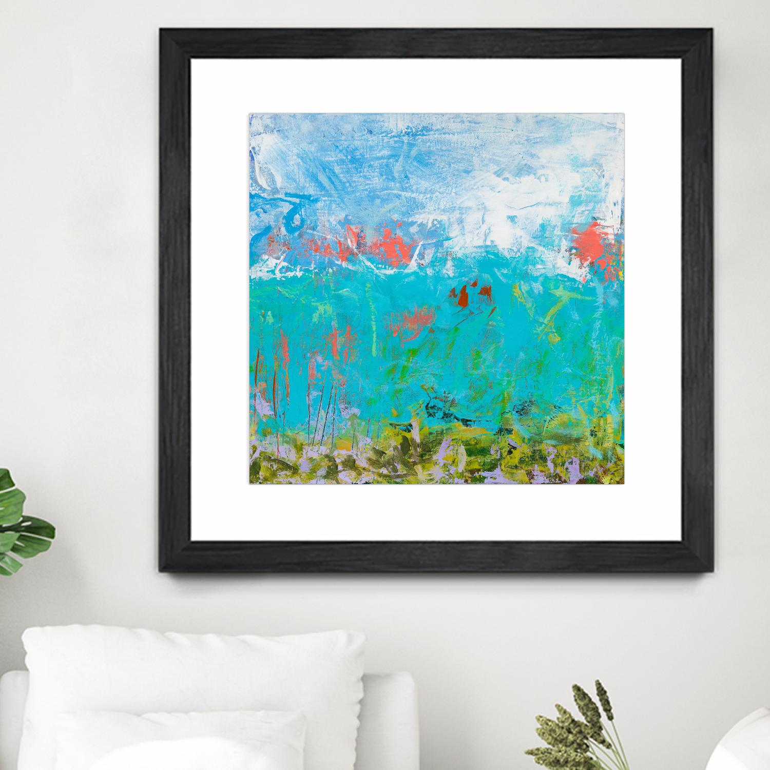 Cerulean Escapes II by Tracy Lynn Pristas on GIANT ART - multicolor abstracts; contemporary
