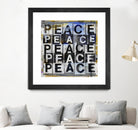Peace by Sven Pfrommer on GIANT ART - multi inspirational, novelty, urban/pop surrealism, design/type