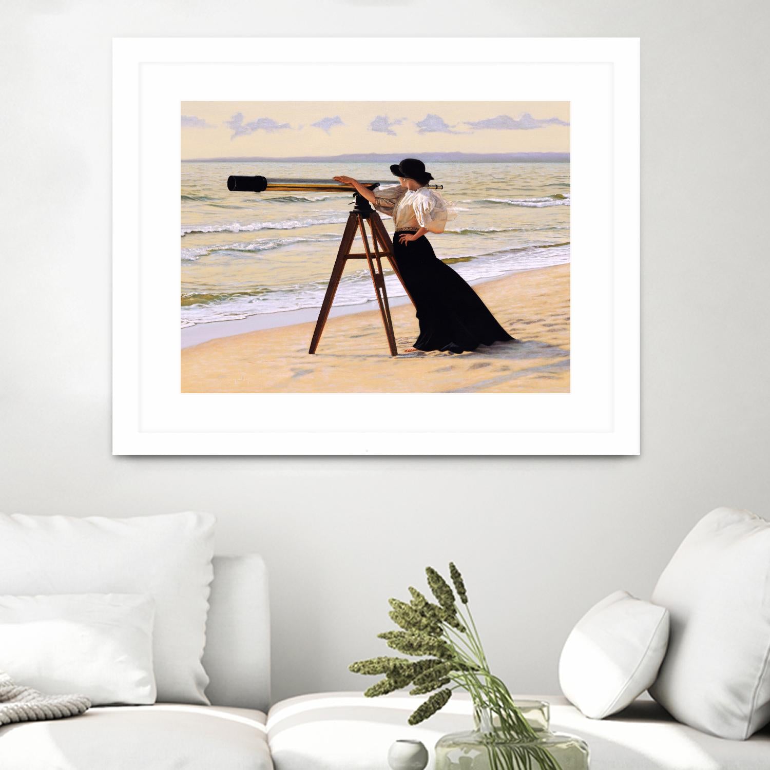 Outlook by Peter Quidley on GIANT ART - multicolor figurative; coastal