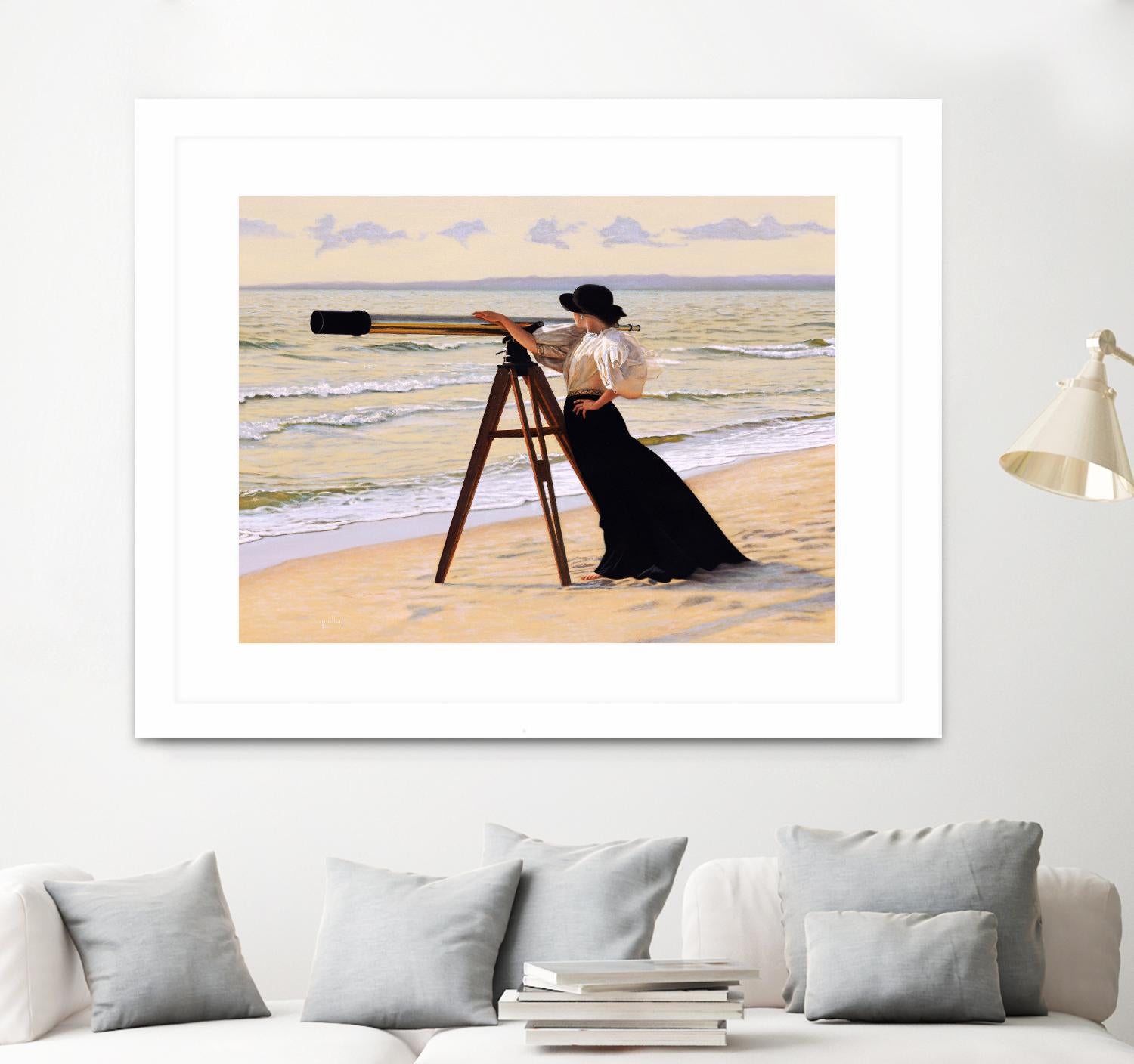 Outlook by Peter Quidley on GIANT ART - multicolor figurative; coastal