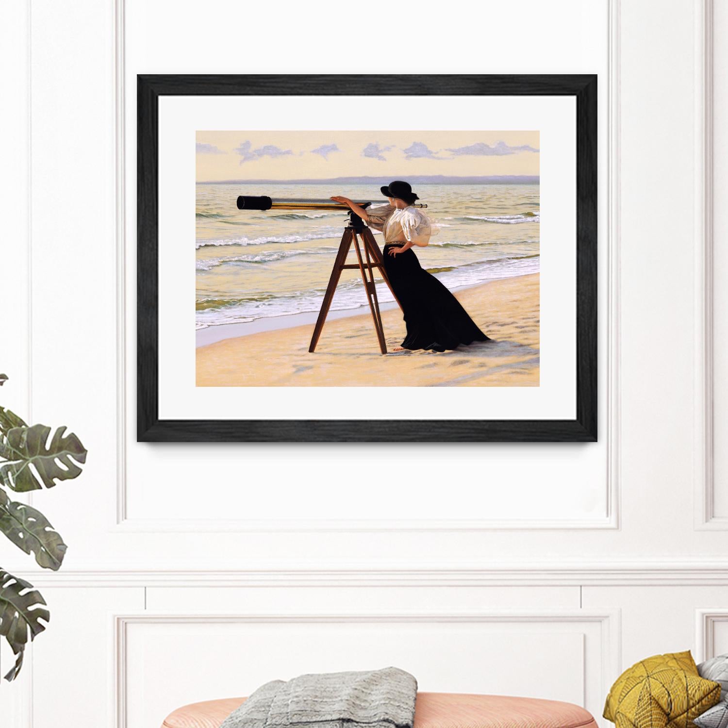 Outlook by Peter Quidley on GIANT ART - multicolor figurative; coastal