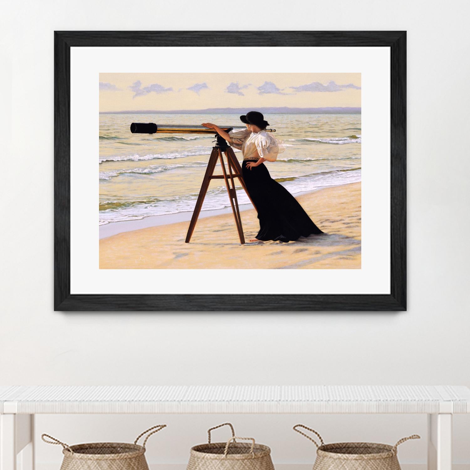 Outlook by Peter Quidley on GIANT ART - multicolor figurative; coastal