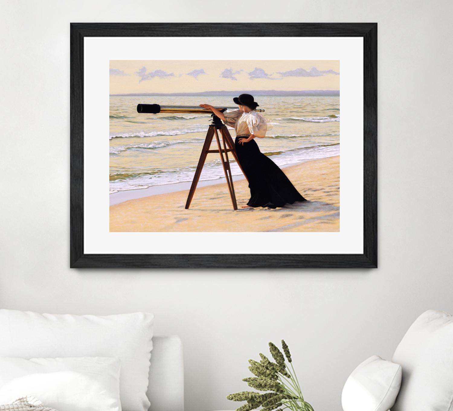 Outlook by Peter Quidley on GIANT ART - multicolor figurative; coastal